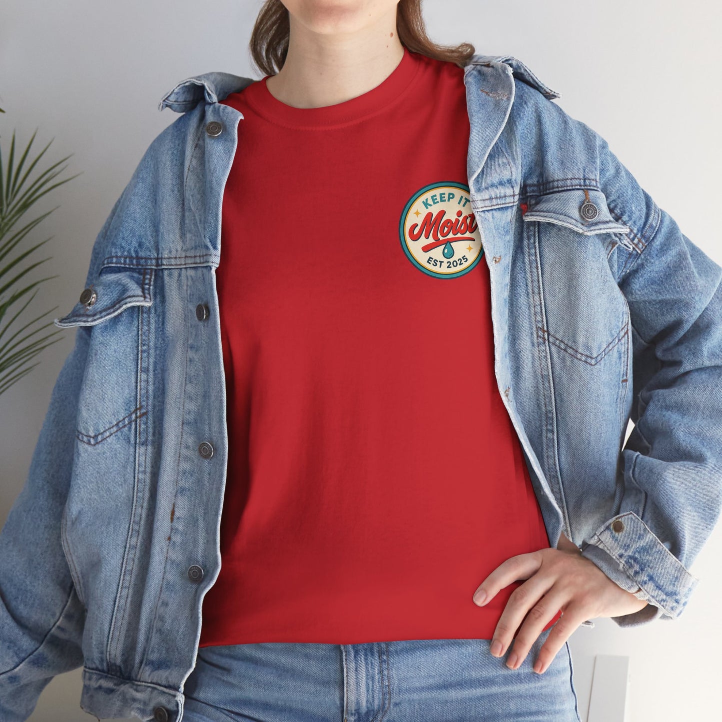Keep It Moist Tee - Fun Unisex Jersey Shirt, Perfect for Summer Concerts, Birthdays, BBQs, Casual Wear, Gift Idea
