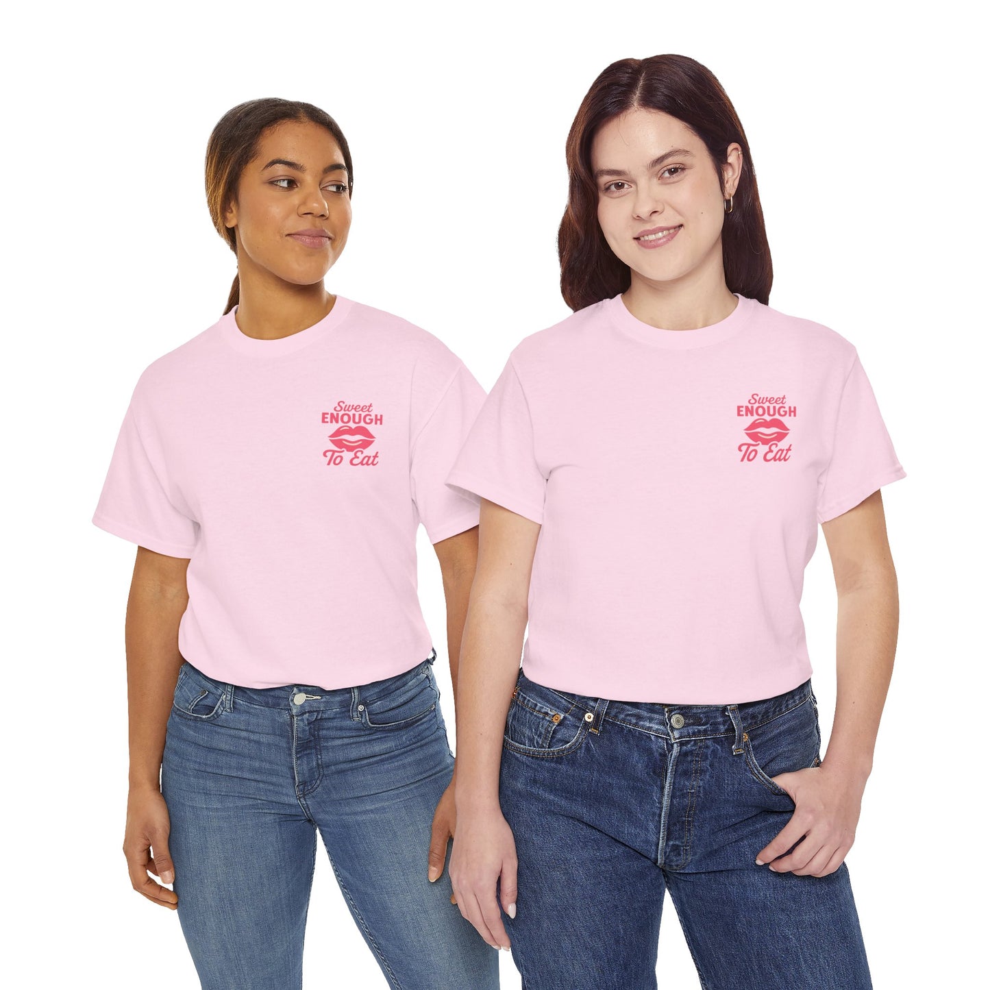 Sweet Enough to Eat Tee, Cute Graphic Tee, Fun Casual Wear, Birthday Gift, Sweet Quotes Shirt