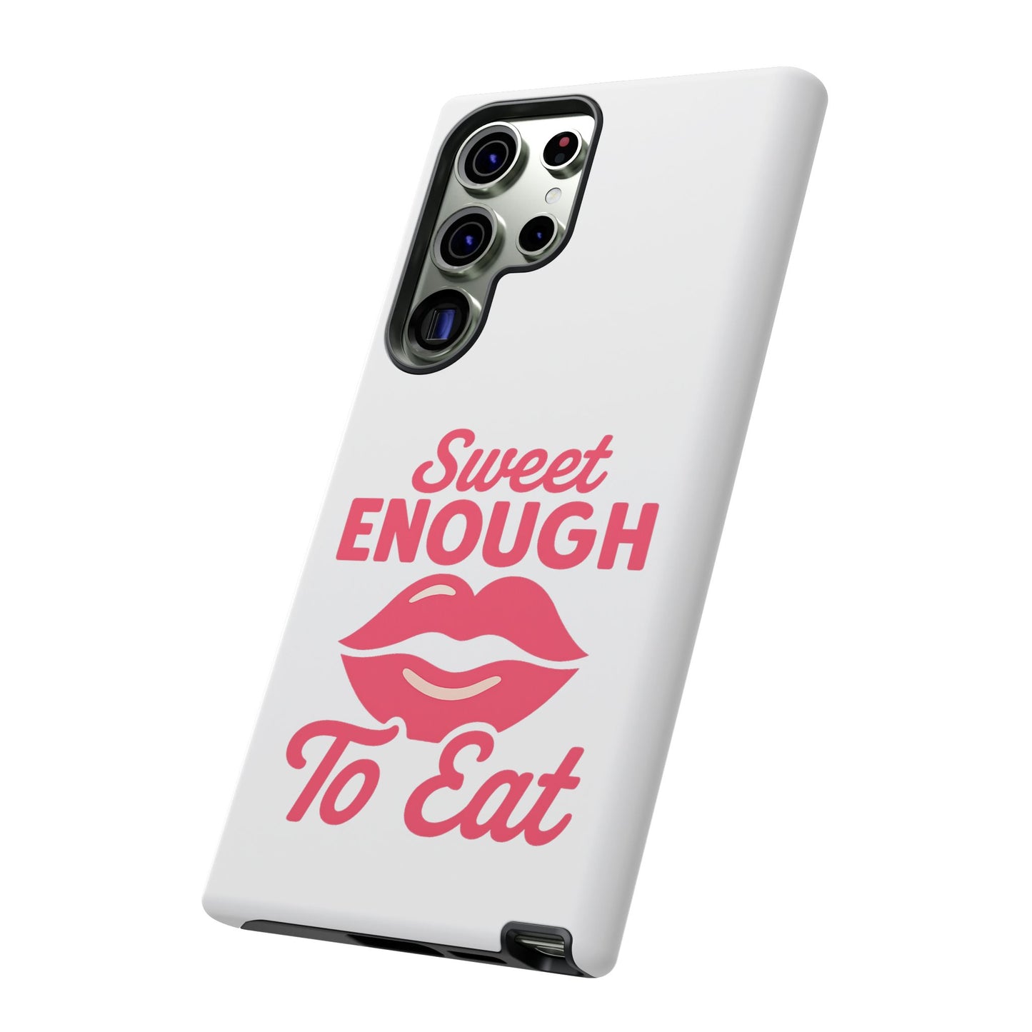 Sweet Enough Phone Case, Cute Gift for Food Lovers, Phone Accessories for Her, Fun Cell Phone Cover, Valentine’s Day Present