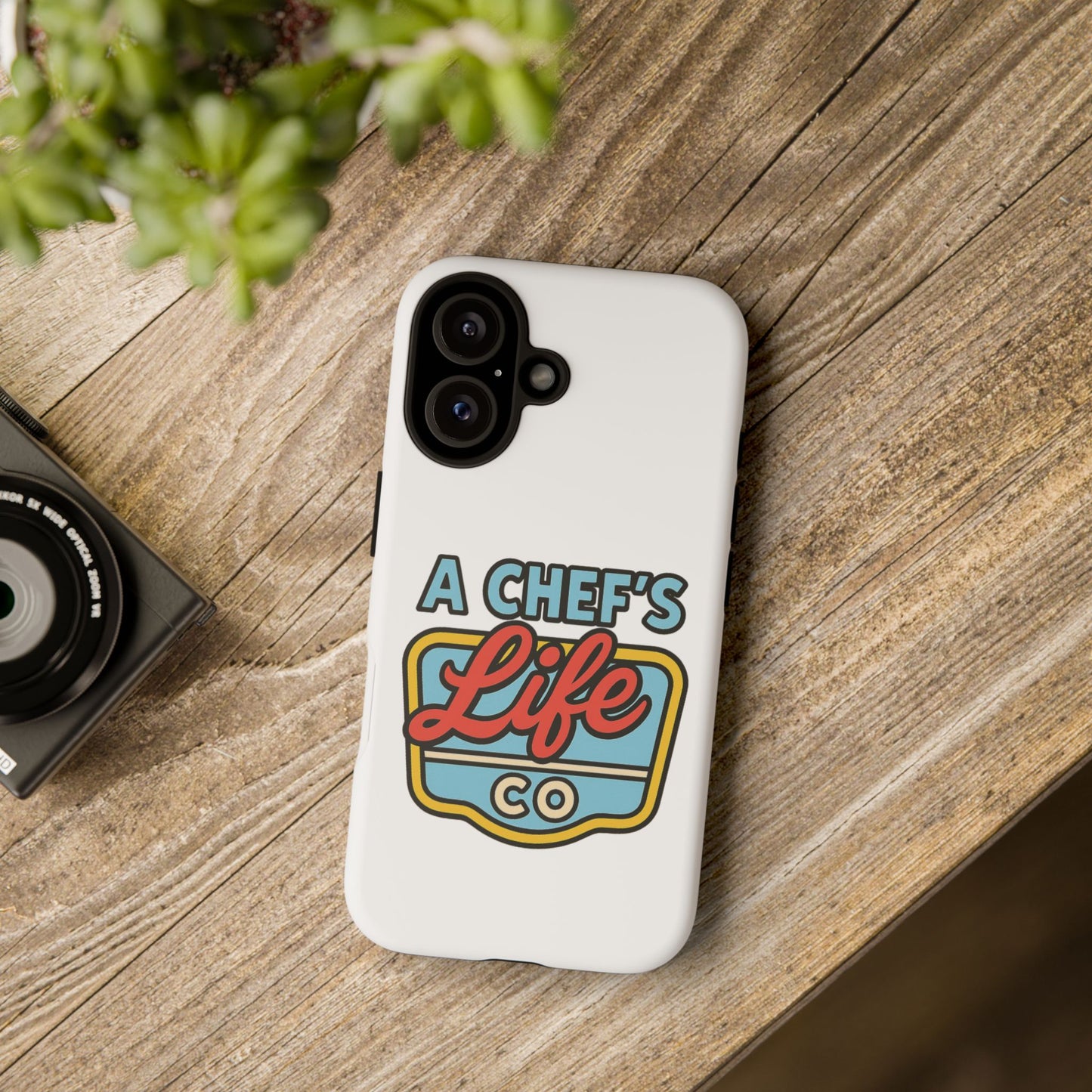 Chef Phone Case, Culinary Gift, Foodie Accessory, A Chef's Life, Kitchen Decor, Durable Phone Cover