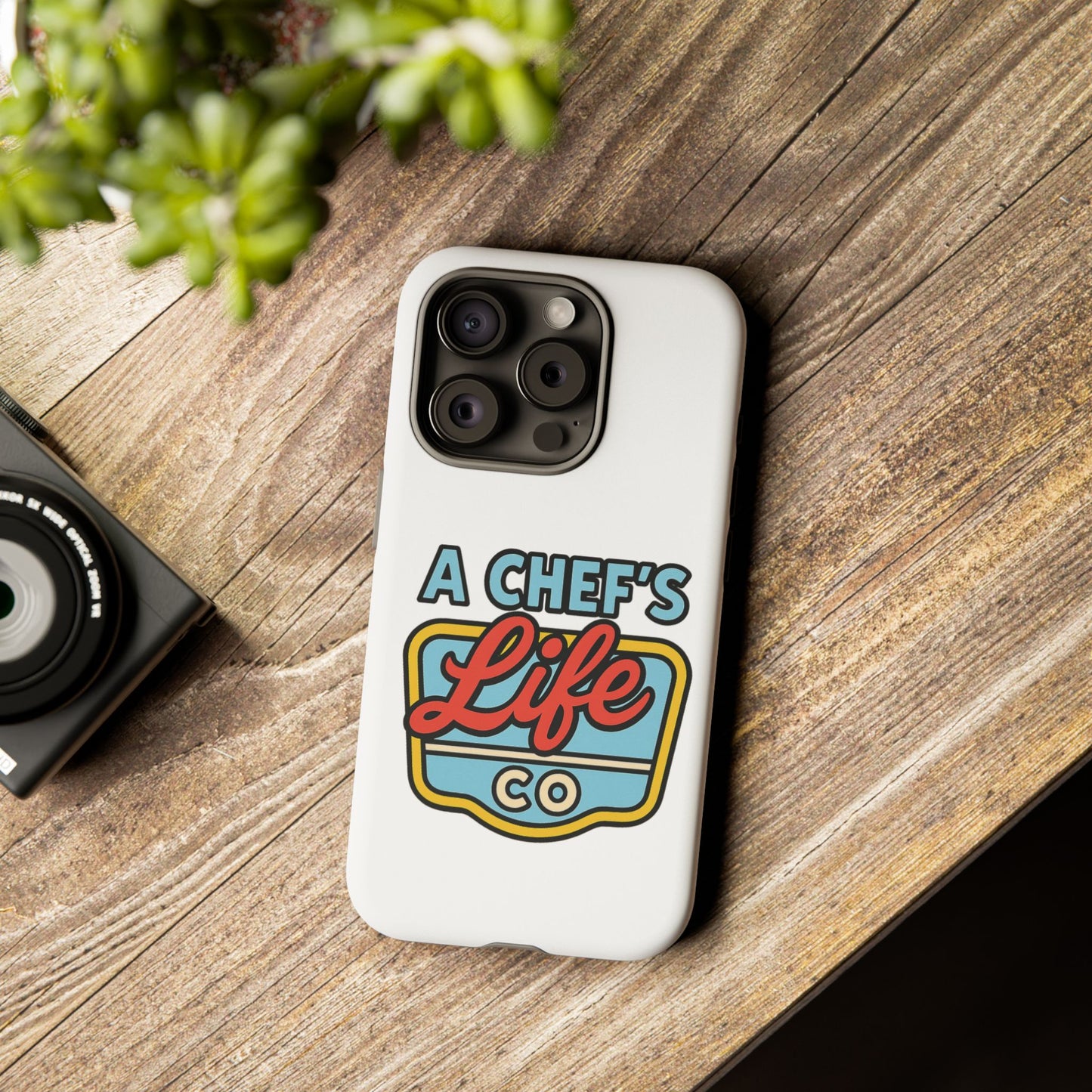 Chef Phone Case, Culinary Gift, Foodie Accessory, A Chef's Life, Kitchen Decor, Durable Phone Cover