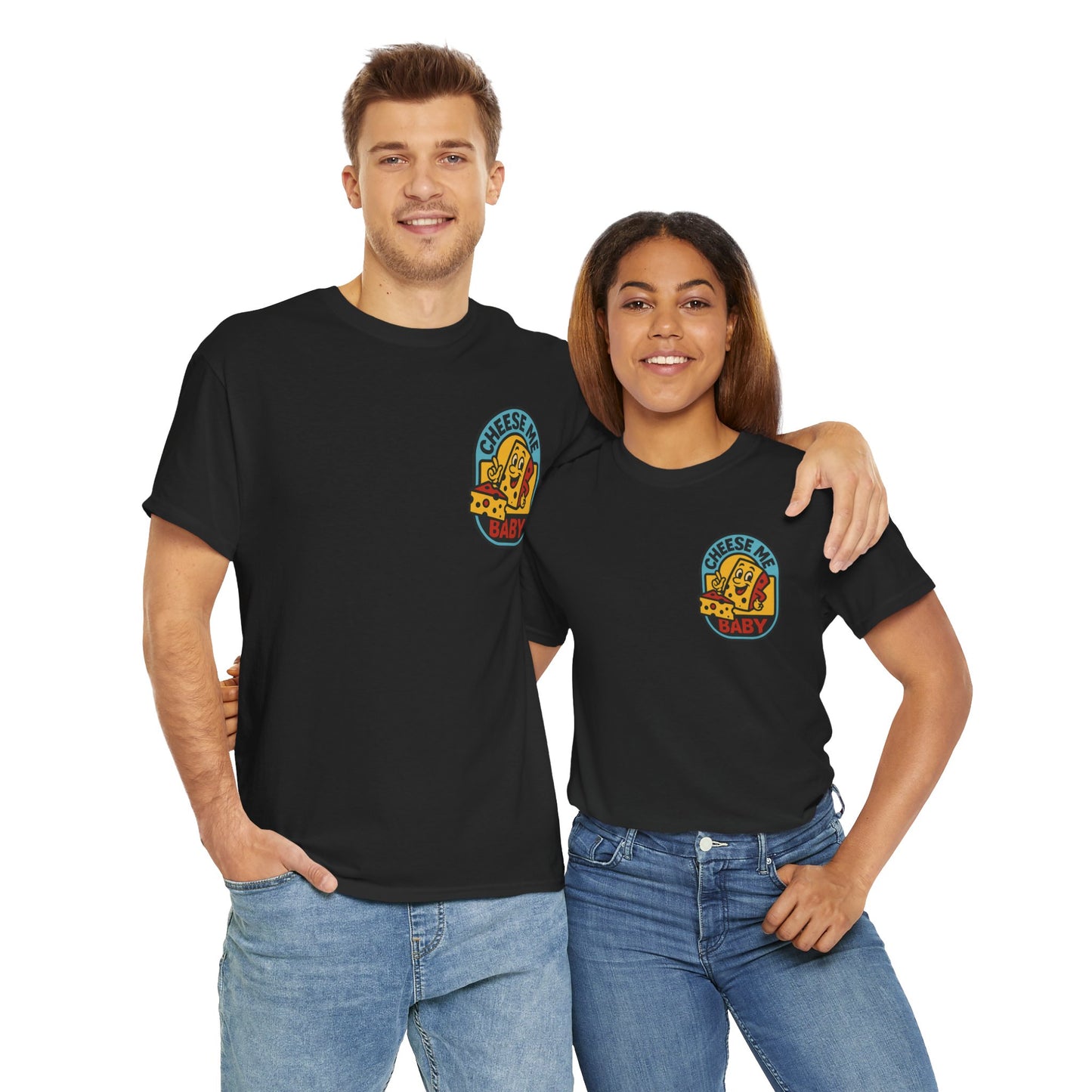 Cheesy Humor Unisex Tee | Cute Graphic Tee for Cheese Lovers | Gifts for Foodies, Fun Party Shirt, Casual Wear