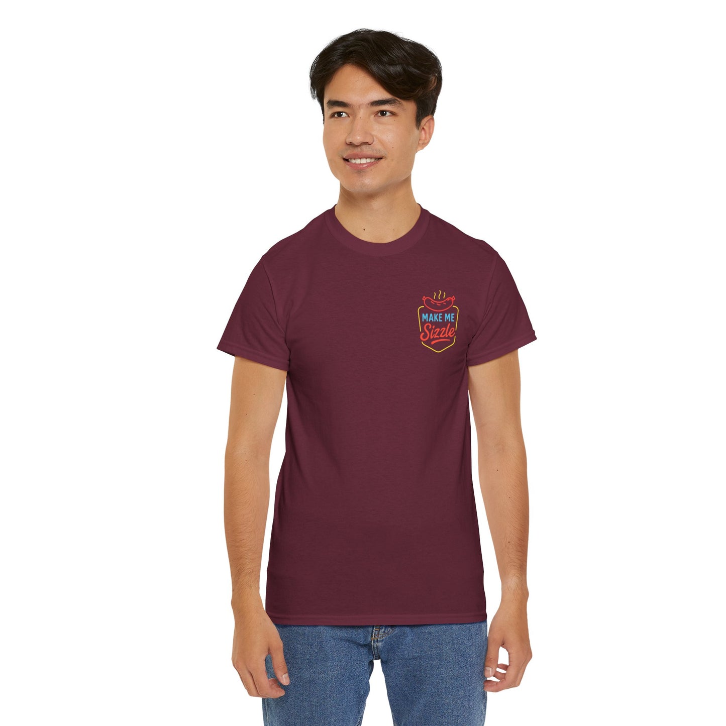 Sizzling Unisex Tee - Fun Summer BBQ Shirt, Gift for Grill Lovers, Casual Summer Wear, Birthday, Outdoor Gatherings