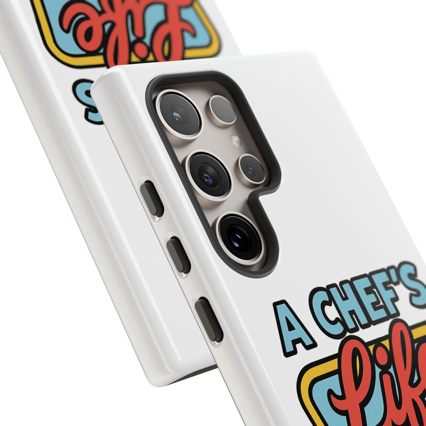 Chef Phone Case, Culinary Gift, Foodie Accessory, A Chef's Life, Kitchen Decor, Durable Phone Cover