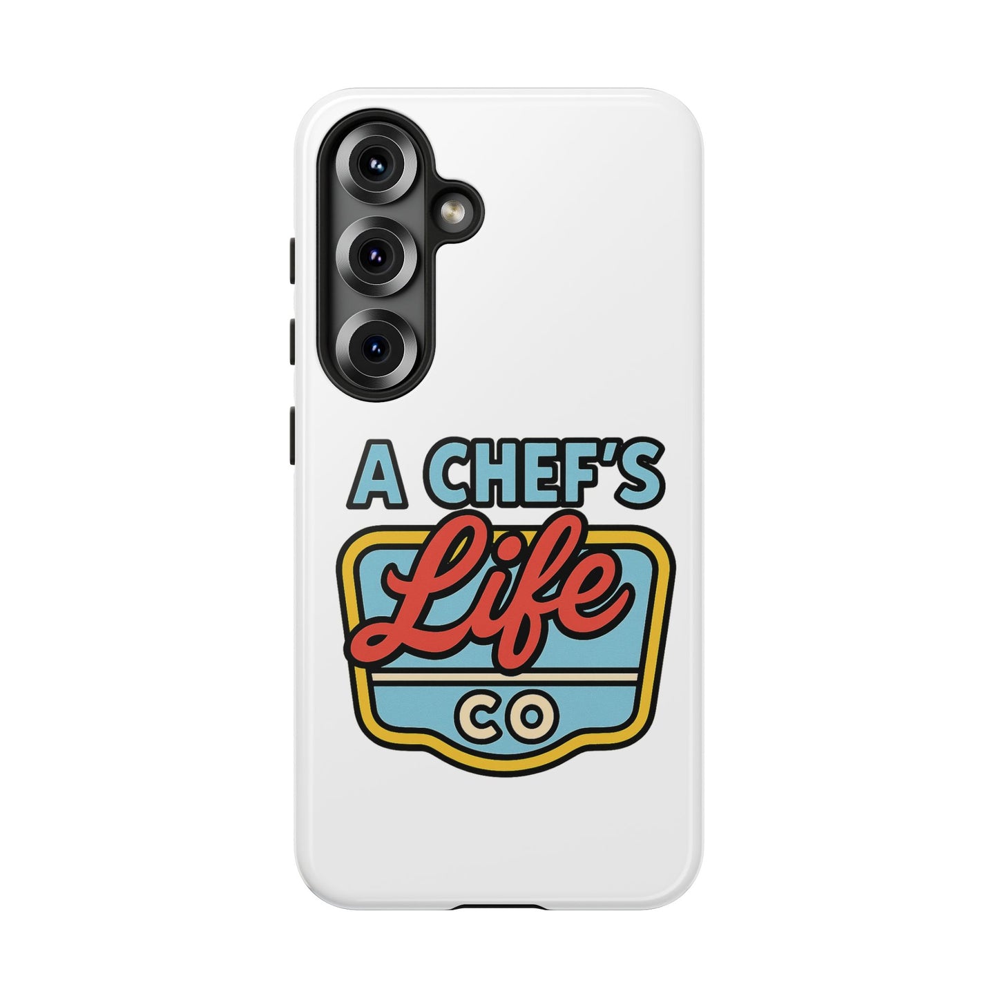 Chef Phone Case, Culinary Gift, Foodie Accessory, A Chef's Life, Kitchen Decor, Durable Phone Cover