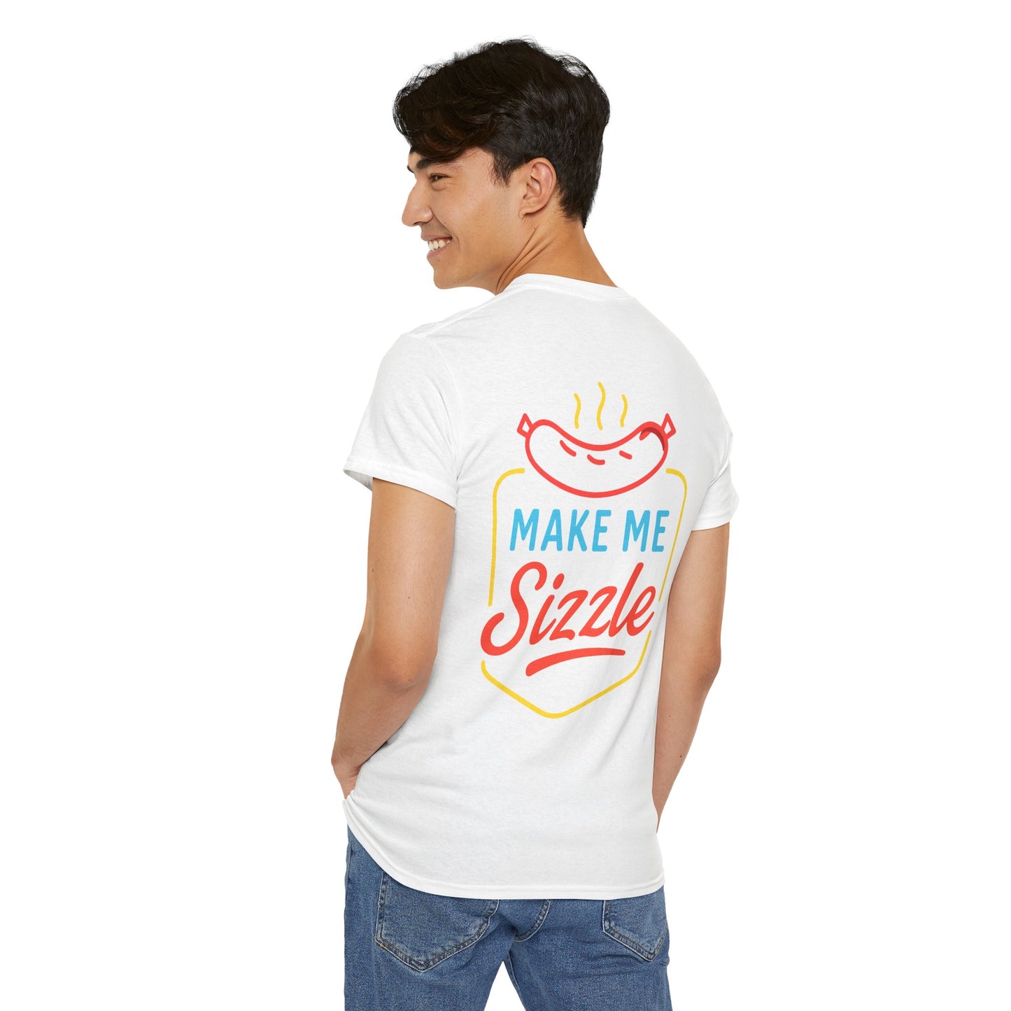 Sizzling Unisex Tee - Fun Summer BBQ Shirt, Gift for Grill Lovers, Casual Summer Wear, Birthday, Outdoor Gatherings