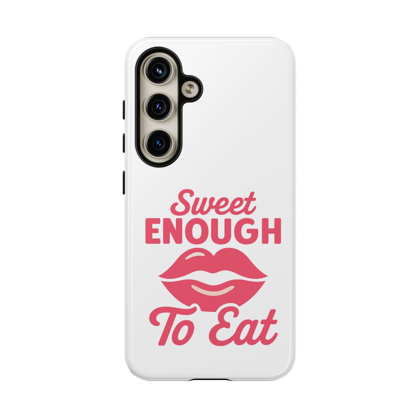 Sweet Enough Phone Case, Cute Gift for Food Lovers, Phone Accessories for Her, Fun Cell Phone Cover, Valentine’s Day Present