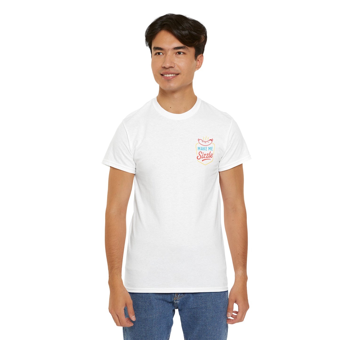 Sizzling Unisex Tee - Fun Summer BBQ Shirt, Gift for Grill Lovers, Casual Summer Wear, Birthday, Outdoor Gatherings