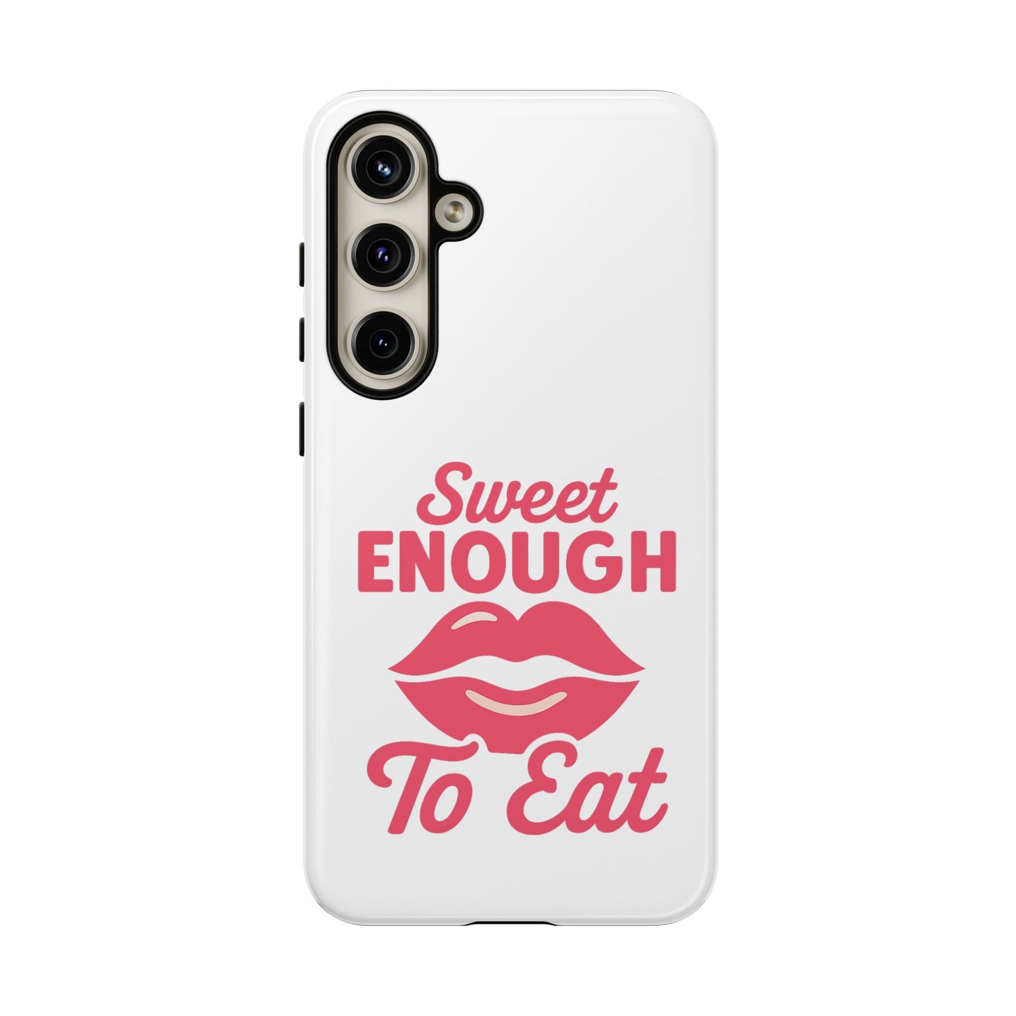 Sweet Enough Phone Case, Cute Gift for Food Lovers, Phone Accessories for Her, Fun Cell Phone Cover, Valentine’s Day Present