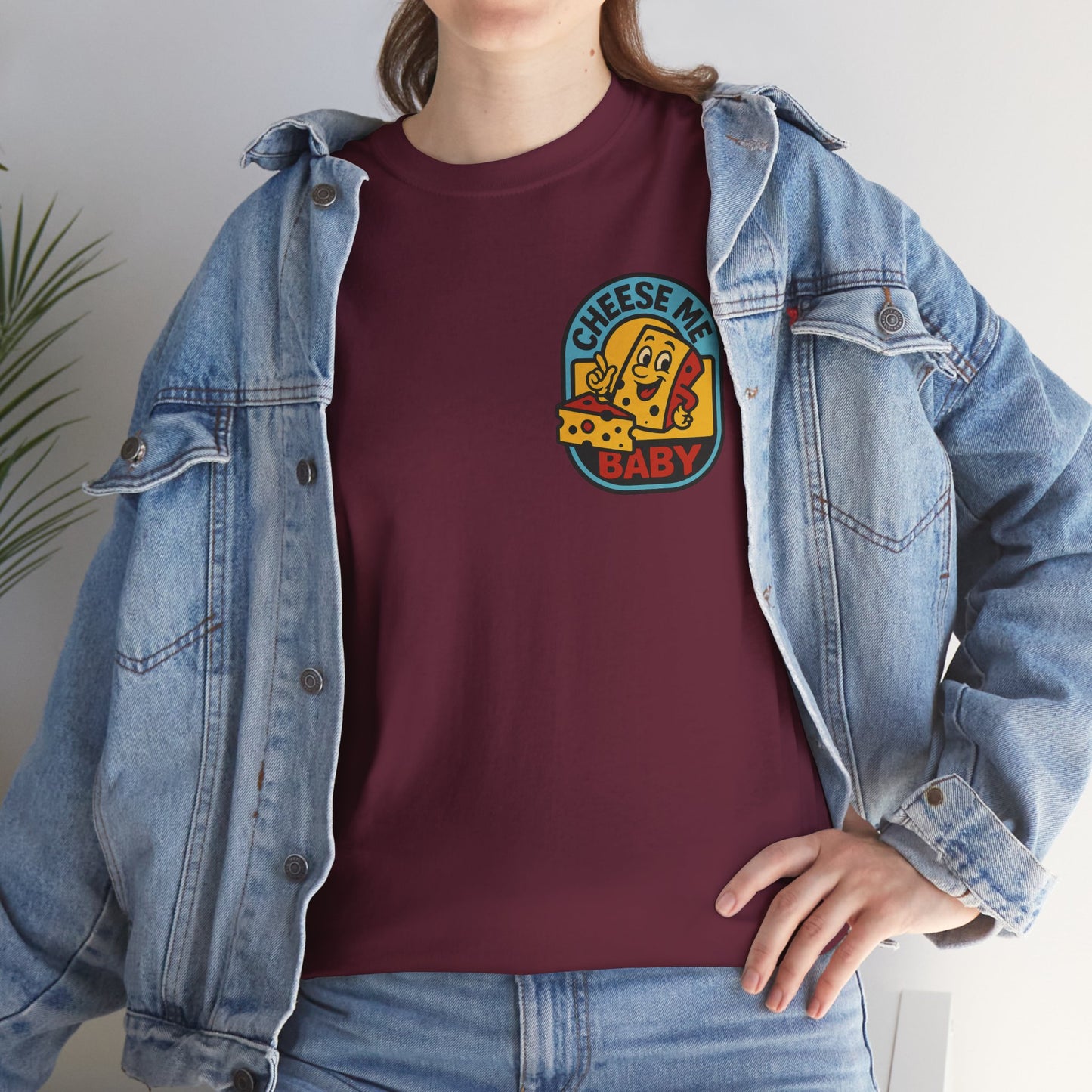 Cheesy Humor Unisex Tee | Cute Graphic Tee for Cheese Lovers | Gifts for Foodies, Fun Party Shirt, Casual Wear