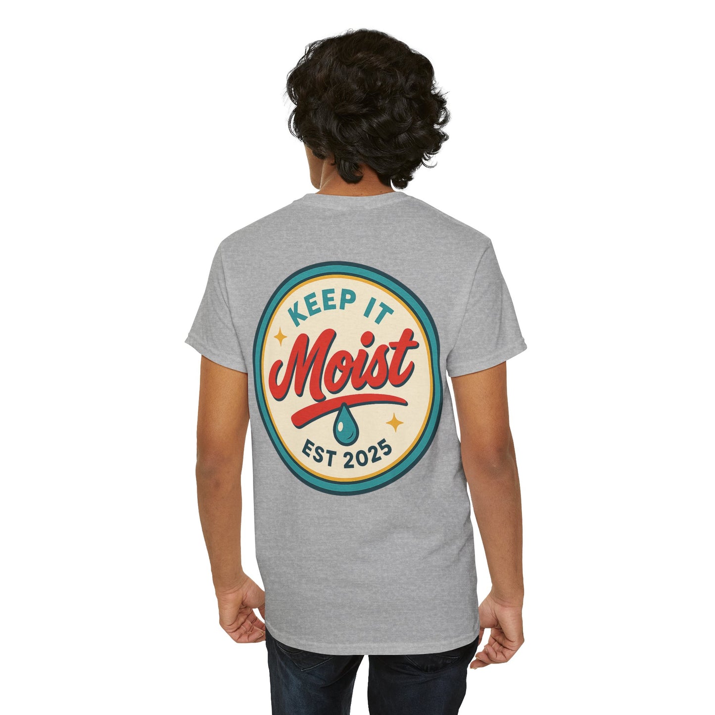 Keep It Moist Tee - Fun Unisex Jersey Shirt, Perfect for Summer Concerts, Birthdays, BBQs, Casual Wear, Gift Idea