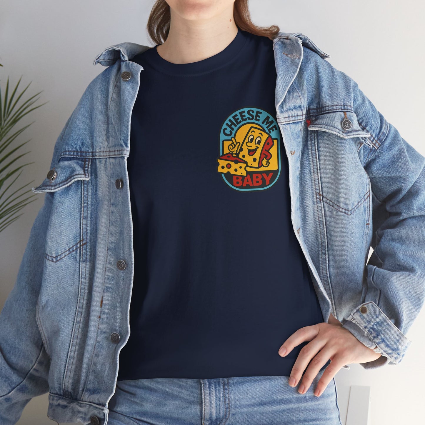 Cheesy Humor Unisex Tee | Cute Graphic Tee for Cheese Lovers | Gifts for Foodies, Fun Party Shirt, Casual Wear