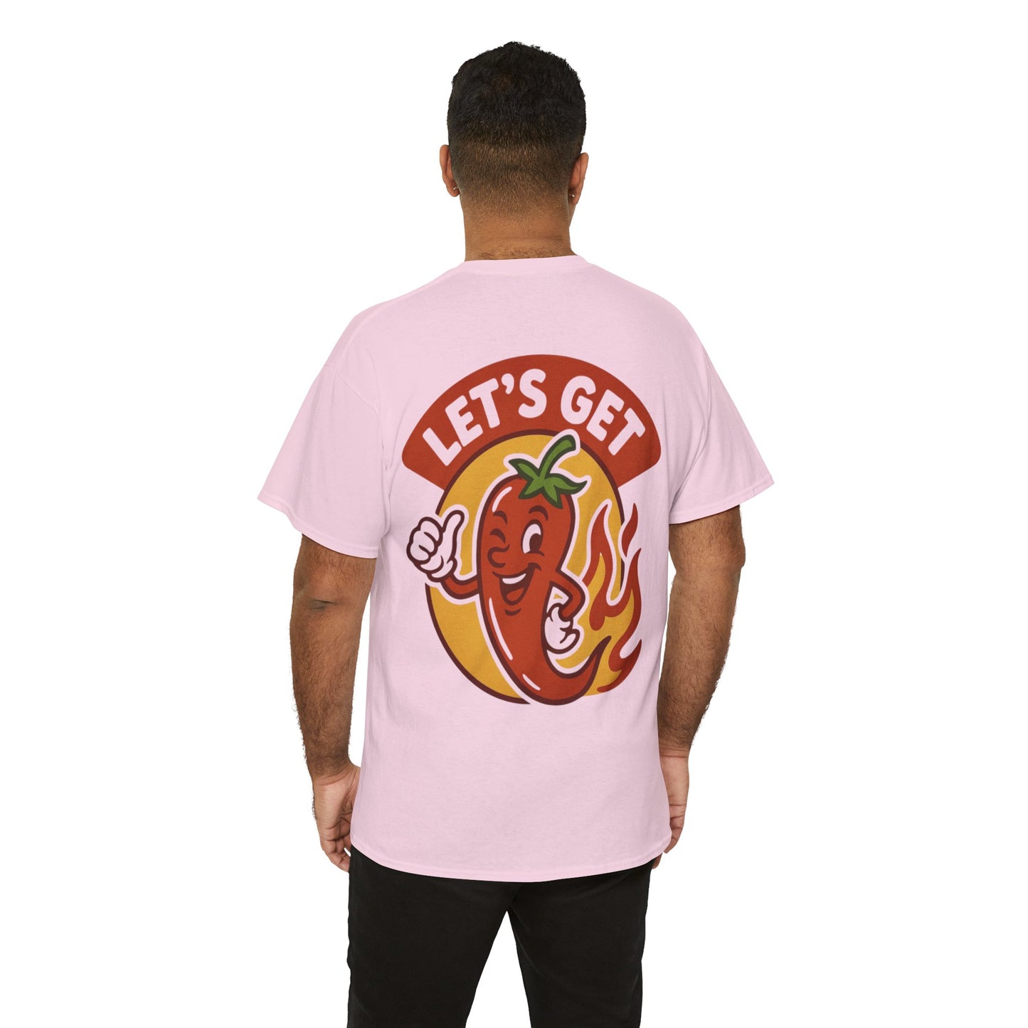 Spicy Themed Unisex Tee | Let's Get Fired Up T-Shirt, Fun Gift for Foodies, Summer BBQ, Casual Wear, Party Outfit, Spice Lover