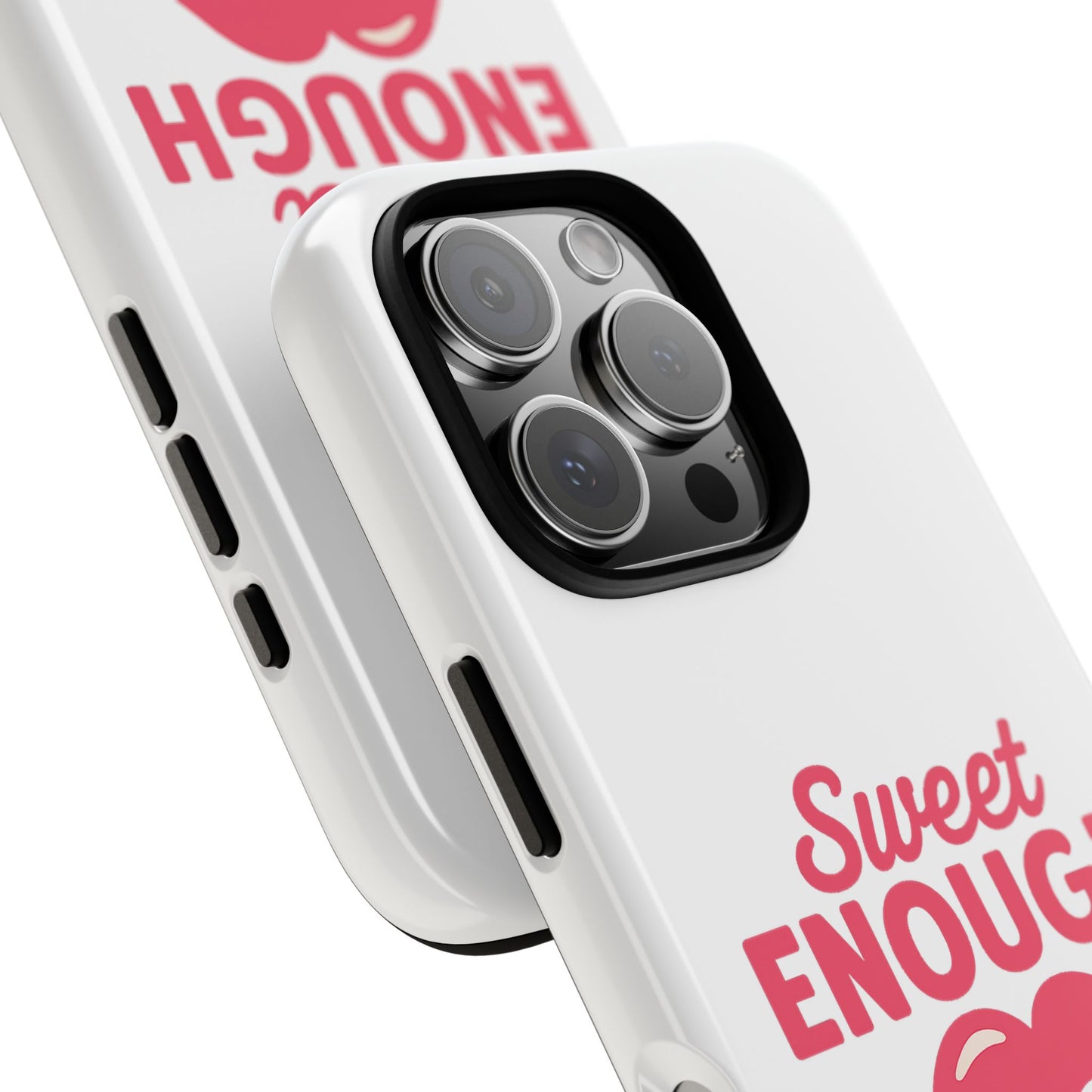 Sweet Enough Phone Case, Cute Gift for Food Lovers, Phone Accessories for Her, Fun Cell Phone Cover, Valentine’s Day Present