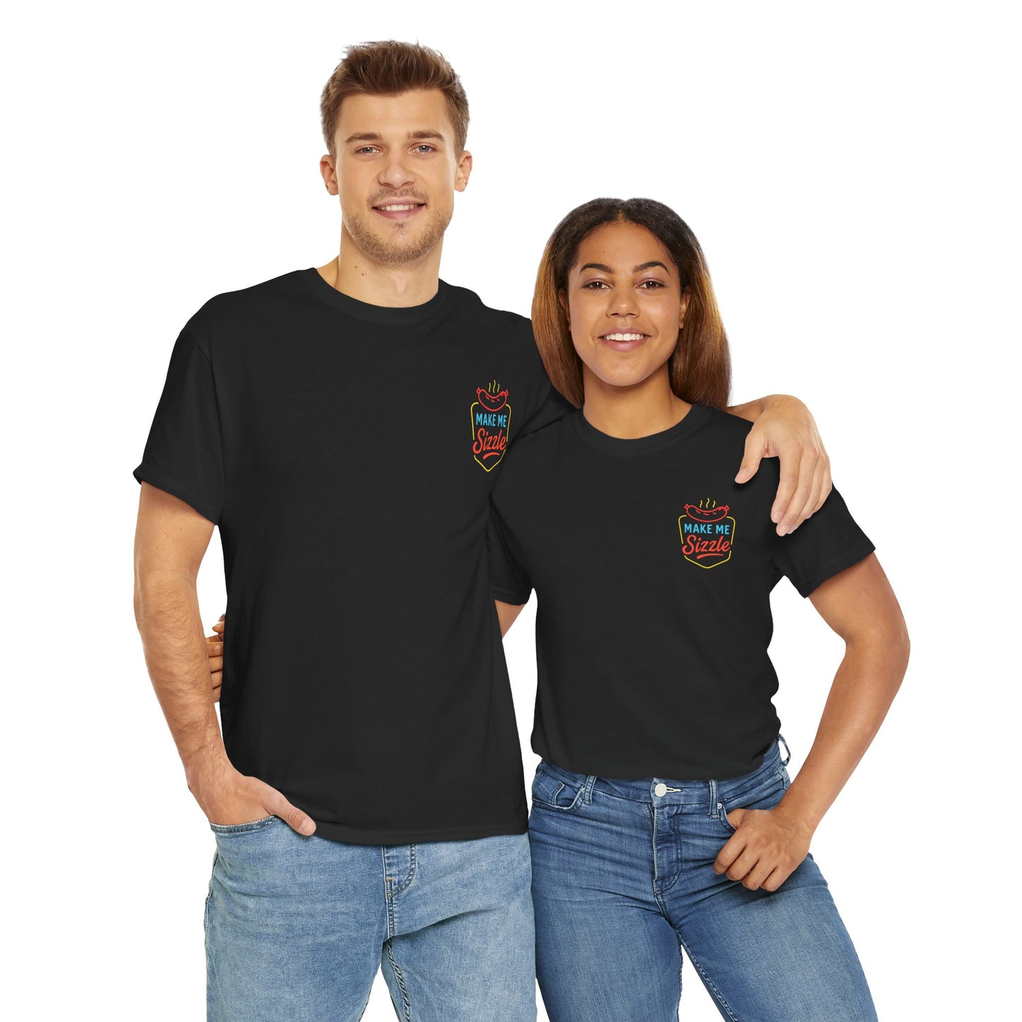 Sizzling Unisex Tee - Fun Summer BBQ Shirt, Gift for Grill Lovers, Casual Summer Wear, Birthday, Outdoor Gatherings