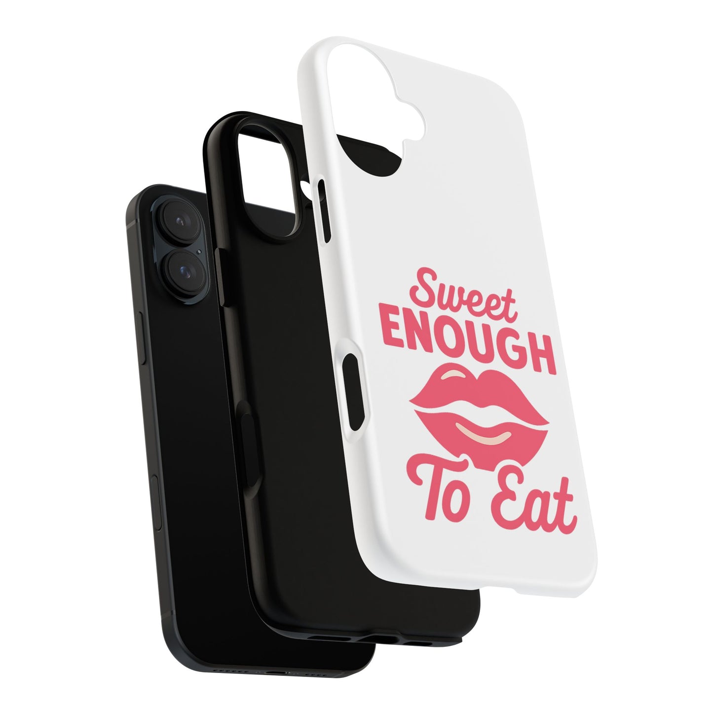 Sweet Enough Phone Case, Cute Gift for Food Lovers, Phone Accessories for Her, Fun Cell Phone Cover, Valentine’s Day Present