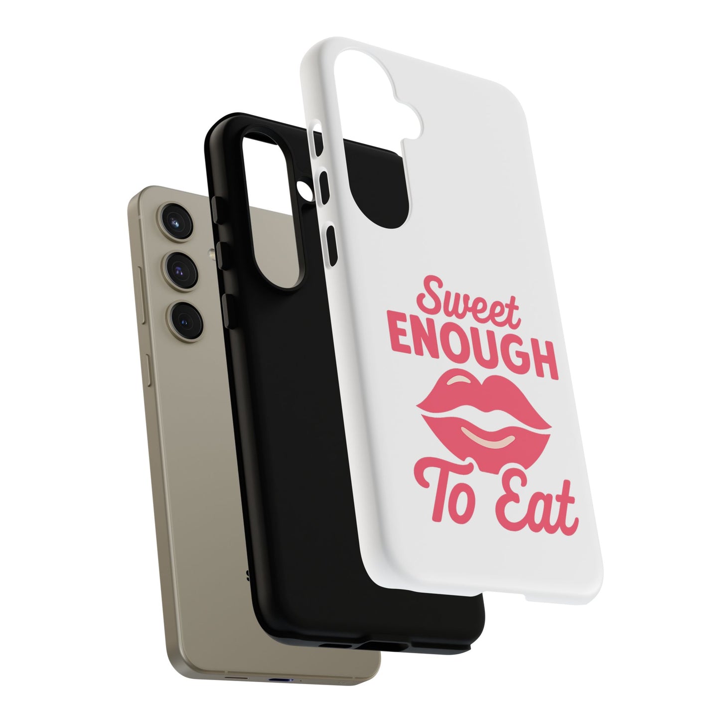 Sweet Enough Phone Case, Cute Gift for Food Lovers, Phone Accessories for Her, Fun Cell Phone Cover, Valentine’s Day Present