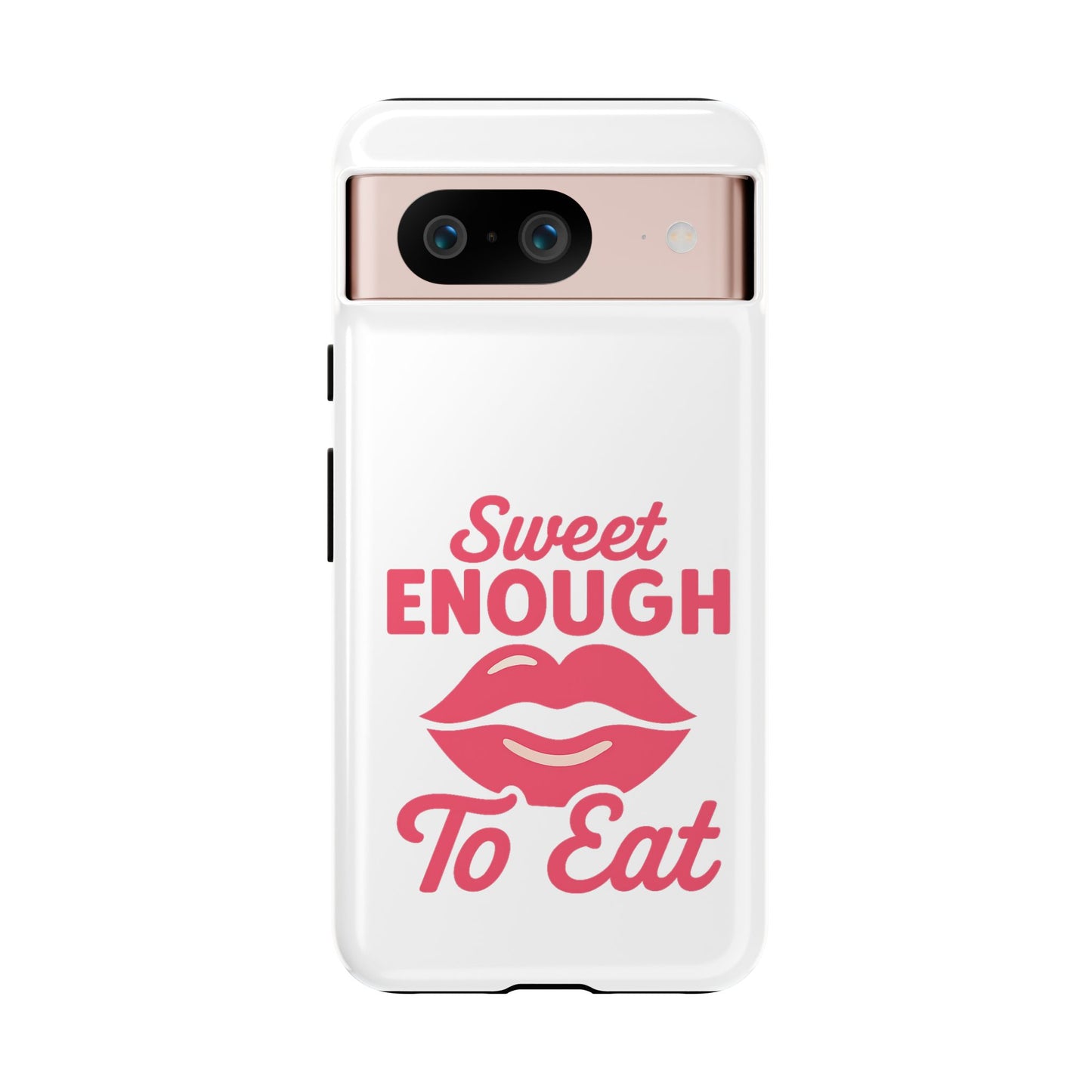 Sweet Enough Phone Case, Cute Gift for Food Lovers, Phone Accessories for Her, Fun Cell Phone Cover, Valentine’s Day Present