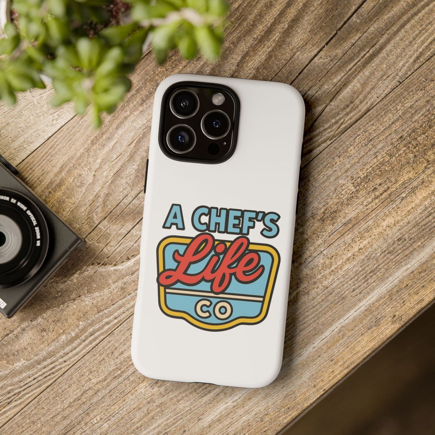 Chef Phone Case, Culinary Gift, Foodie Accessory, A Chef's Life, Kitchen Decor, Durable Phone Cover