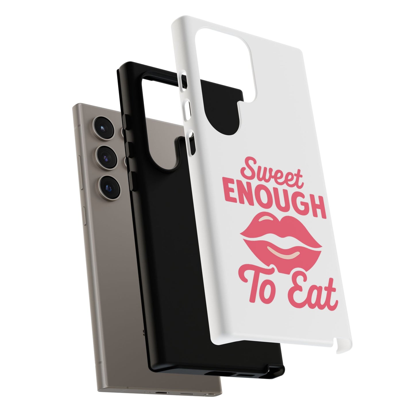 Sweet Enough Phone Case, Cute Gift for Food Lovers, Phone Accessories for Her, Fun Cell Phone Cover, Valentine’s Day Present