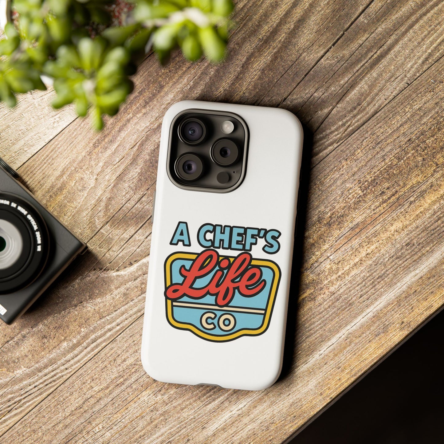Chef Phone Case, Culinary Gift, Foodie Accessory, A Chef's Life, Kitchen Decor, Durable Phone Cover