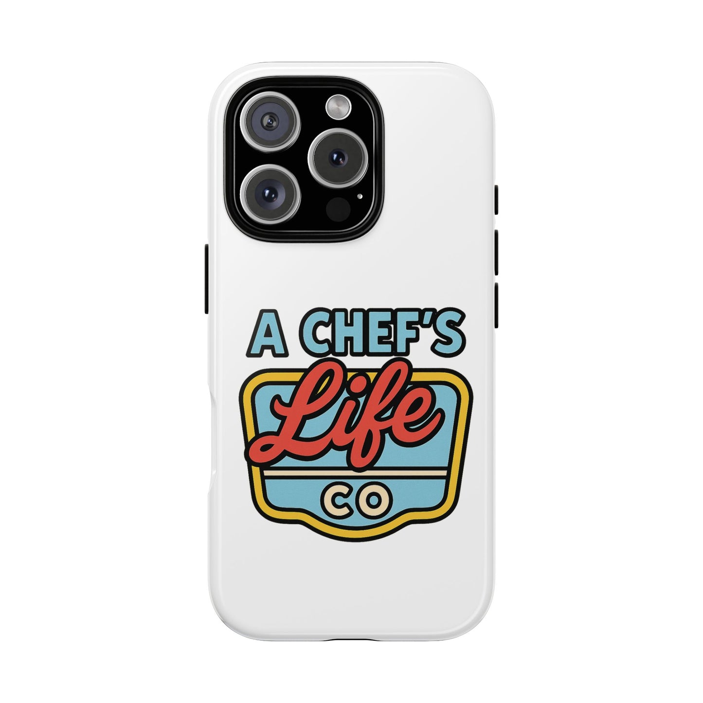 Chef Phone Case, Culinary Gift, Foodie Accessory, A Chef's Life, Kitchen Decor, Durable Phone Cover