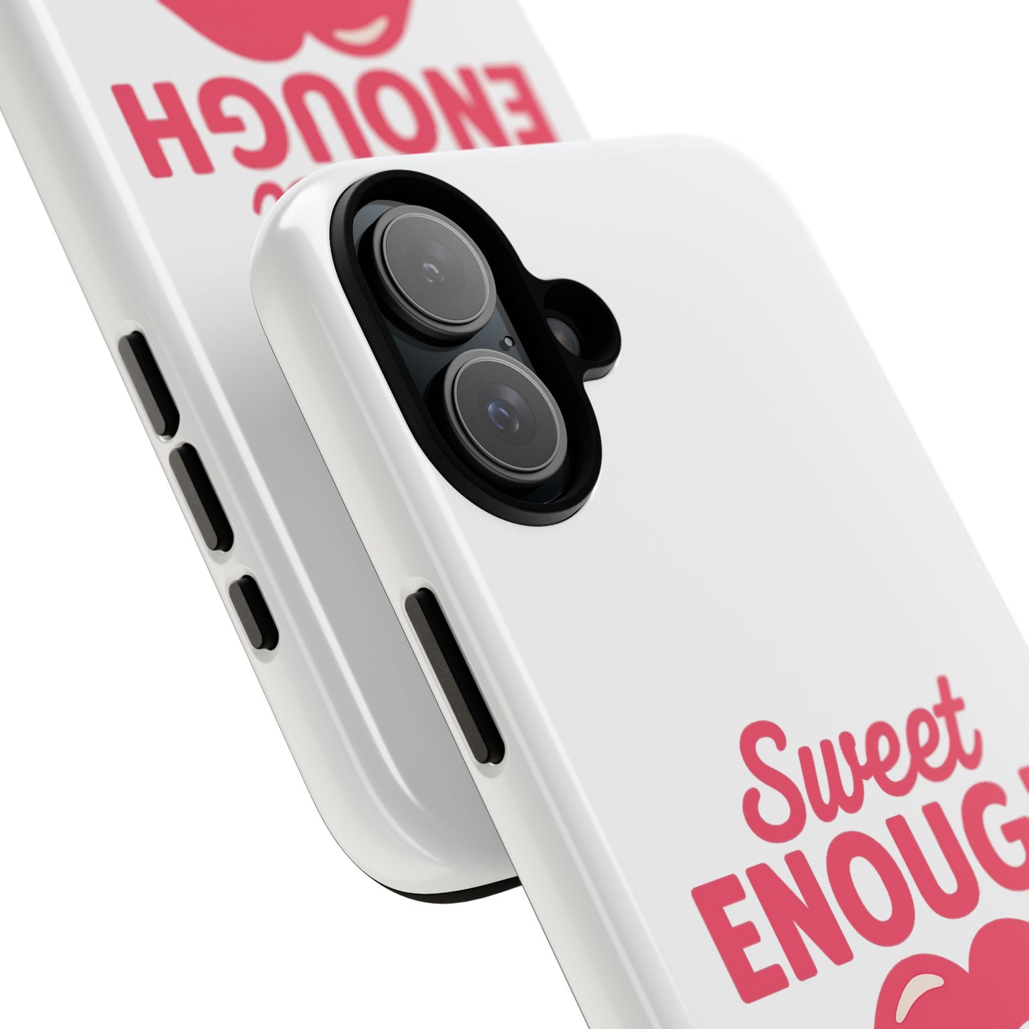 Sweet Enough Phone Case, Cute Gift for Food Lovers, Phone Accessories for Her, Fun Cell Phone Cover, Valentine’s Day Present
