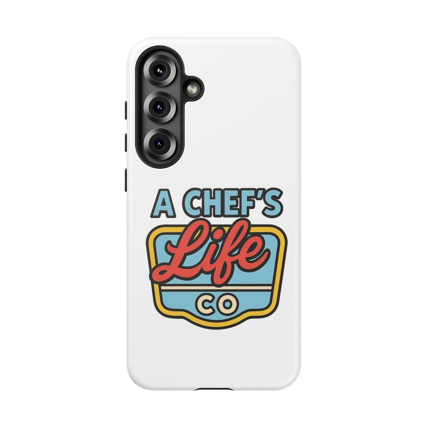 Chef Phone Case, Culinary Gift, Foodie Accessory, A Chef's Life, Kitchen Decor, Durable Phone Cover
