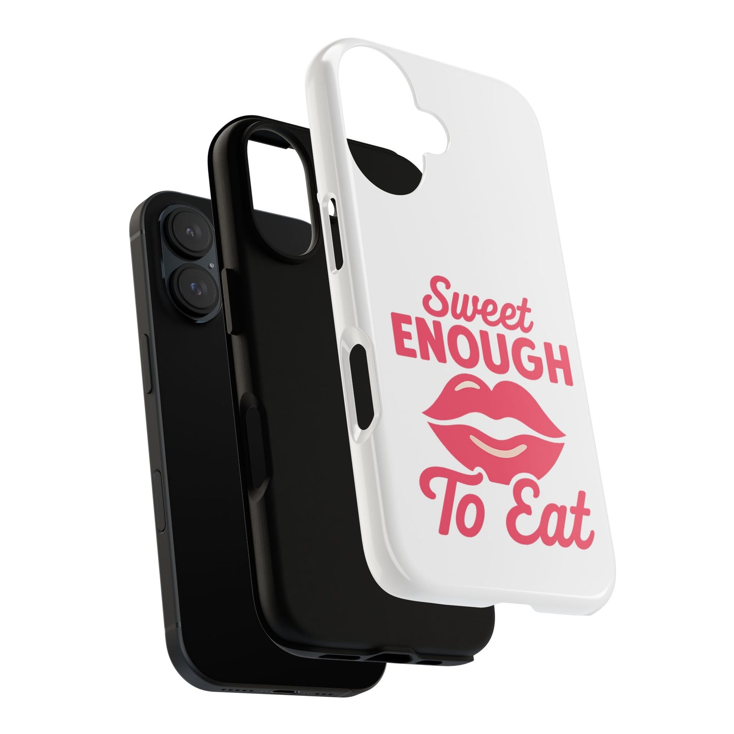 Sweet Enough Phone Case, Cute Gift for Food Lovers, Phone Accessories for Her, Fun Cell Phone Cover, Valentine’s Day Present