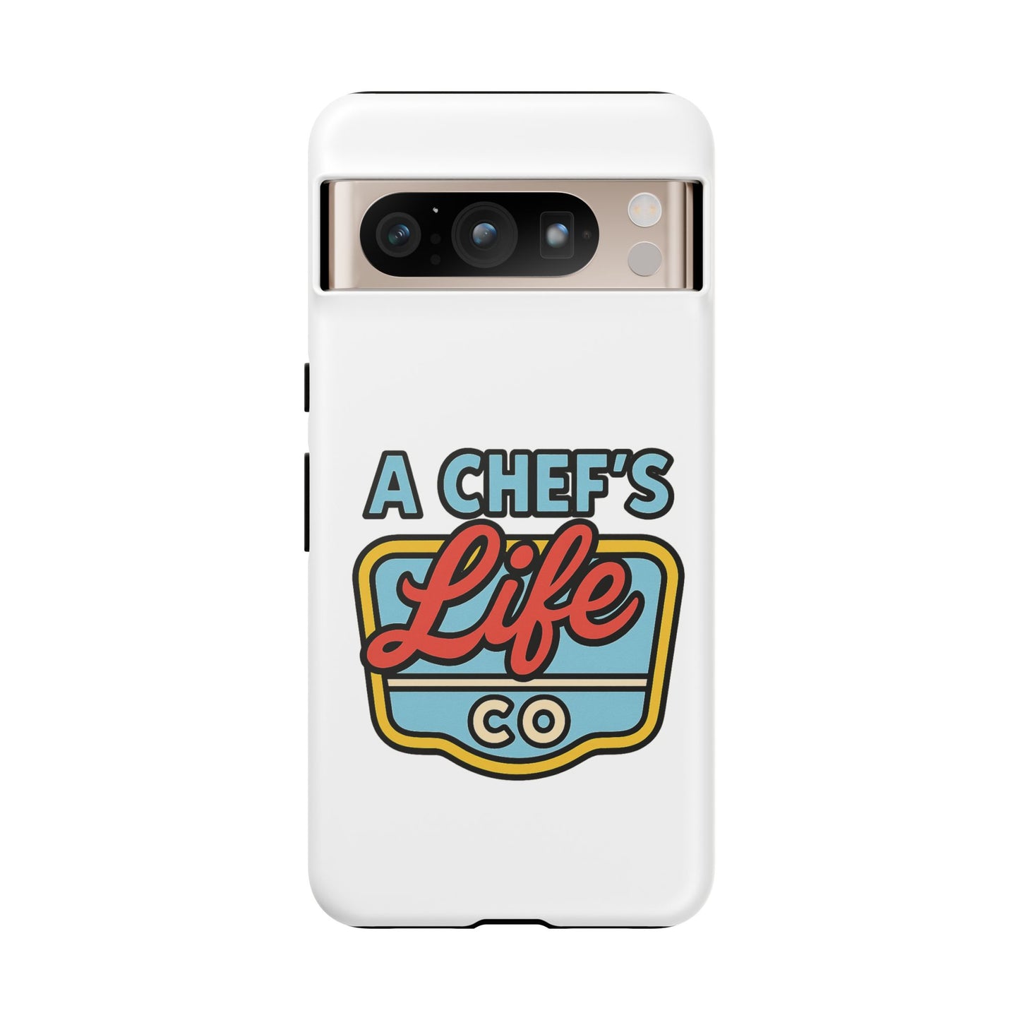 Chef Phone Case, Culinary Gift, Foodie Accessory, A Chef's Life, Kitchen Decor, Durable Phone Cover