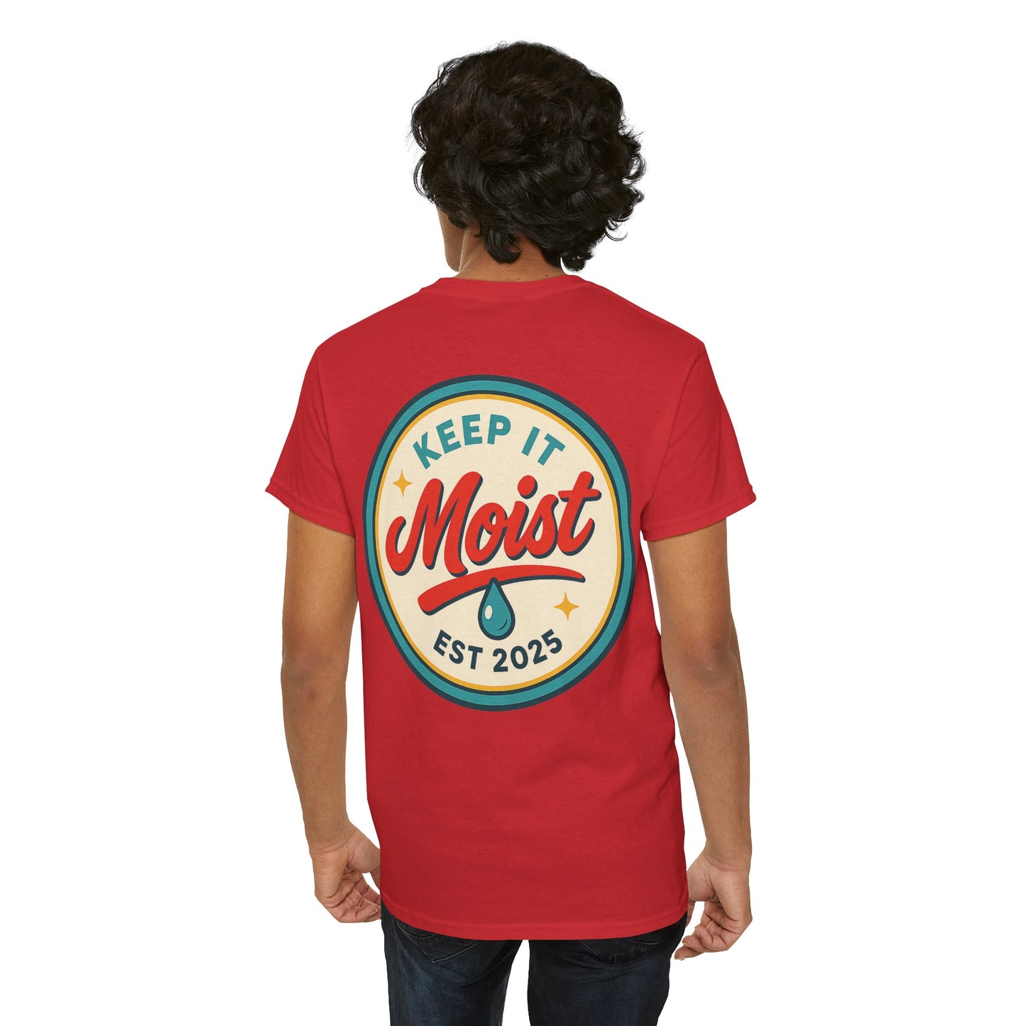 Keep It Moist Tee - Fun Unisex Jersey Shirt, Perfect for Summer Concerts, Birthdays, BBQs, Casual Wear, Gift Idea