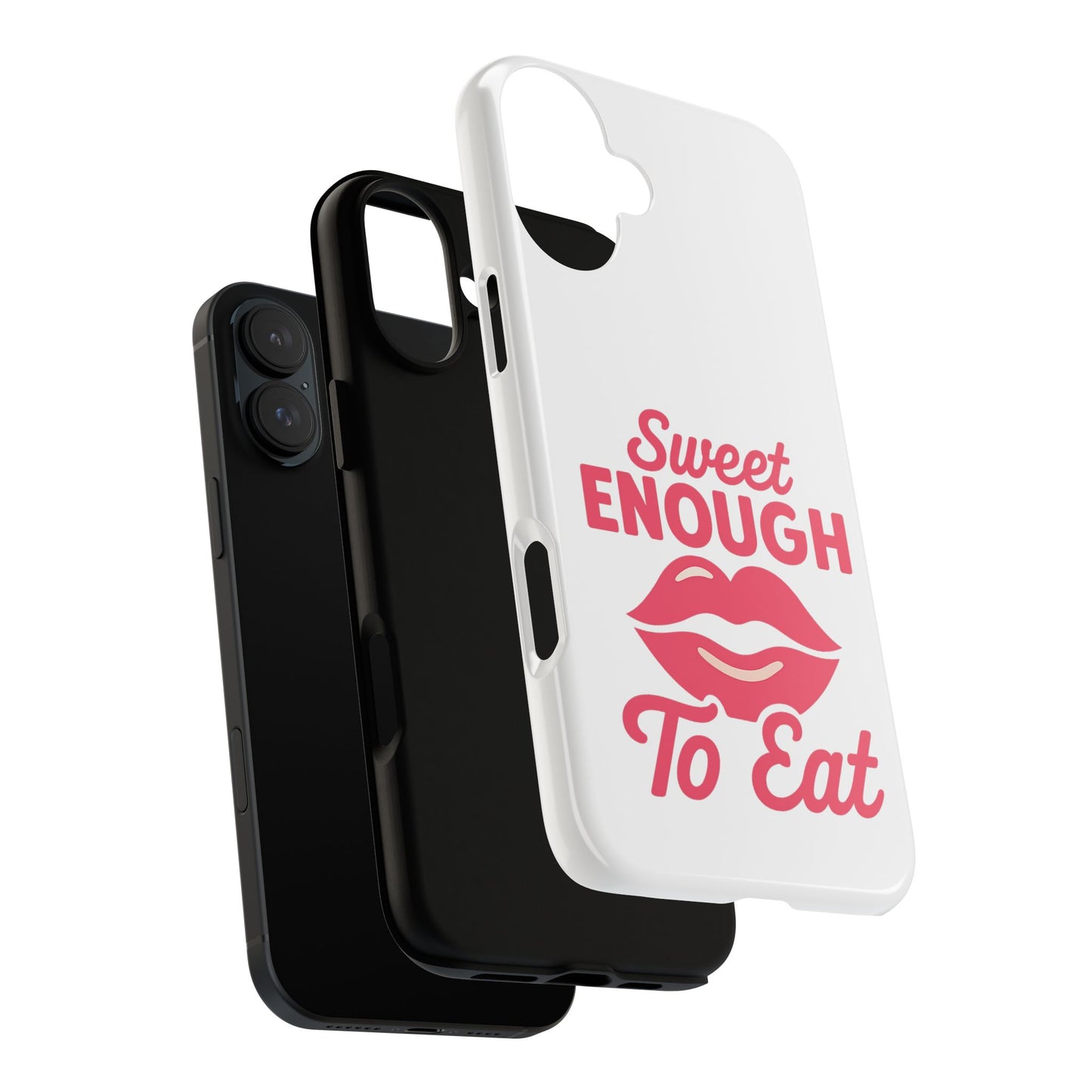 Sweet Enough Phone Case, Cute Gift for Food Lovers, Phone Accessories for Her, Fun Cell Phone Cover, Valentine’s Day Present