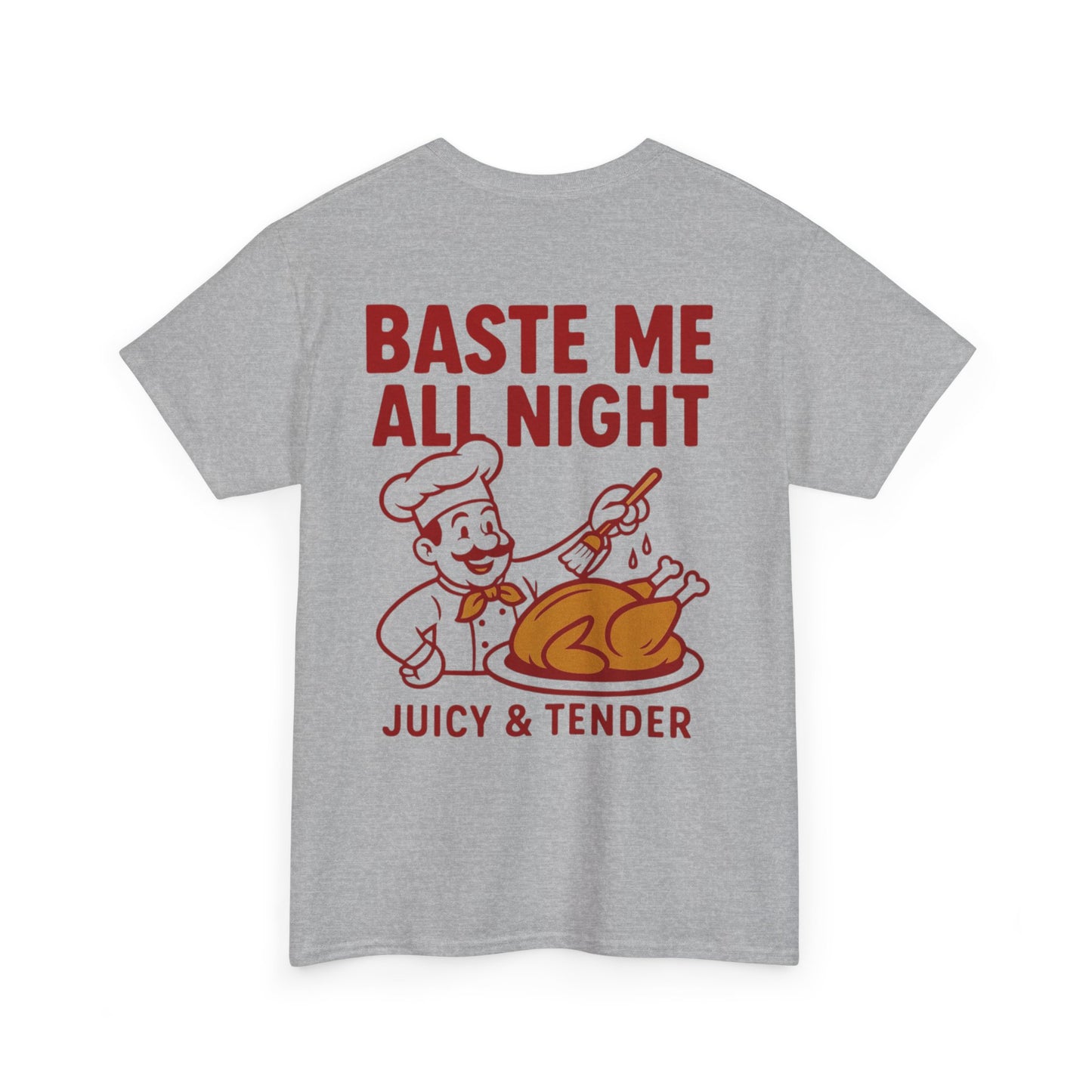 Juicy & Tender Cooking Tee, Fun Chef Shirt for Food Lovers, Summer BBQ, Great Gift for Cooks, Funny Cooking Apparel, Home Chef Gift
