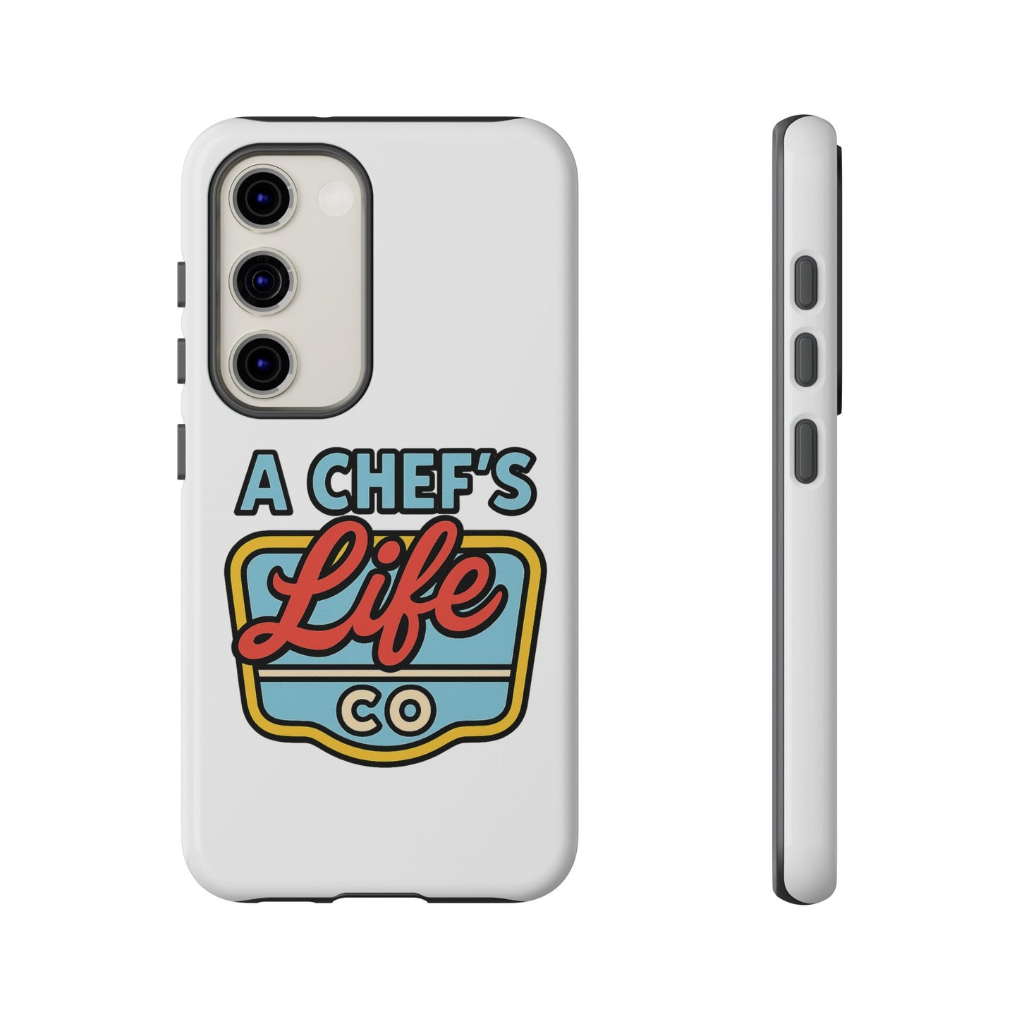 Chef Phone Case, Culinary Gift, Foodie Accessory, A Chef's Life, Kitchen Decor, Durable Phone Cover