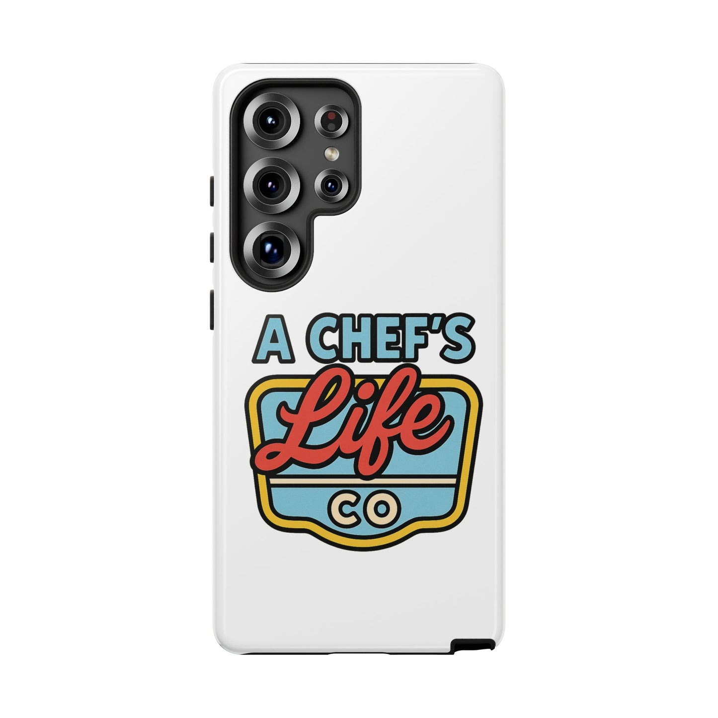 Chef Phone Case, Culinary Gift, Foodie Accessory, A Chef's Life, Kitchen Decor, Durable Phone Cover