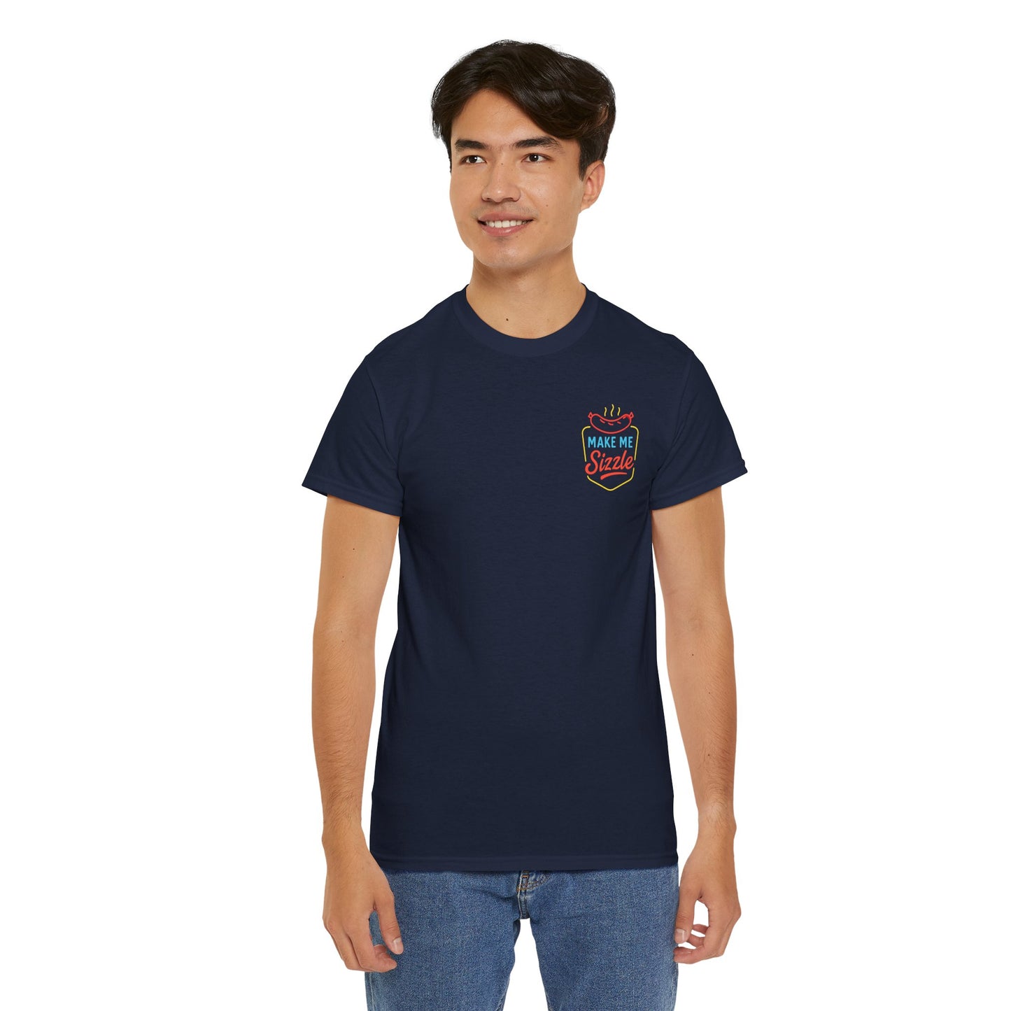 Sizzling Unisex Tee - Fun Summer BBQ Shirt, Gift for Grill Lovers, Casual Summer Wear, Birthday, Outdoor Gatherings