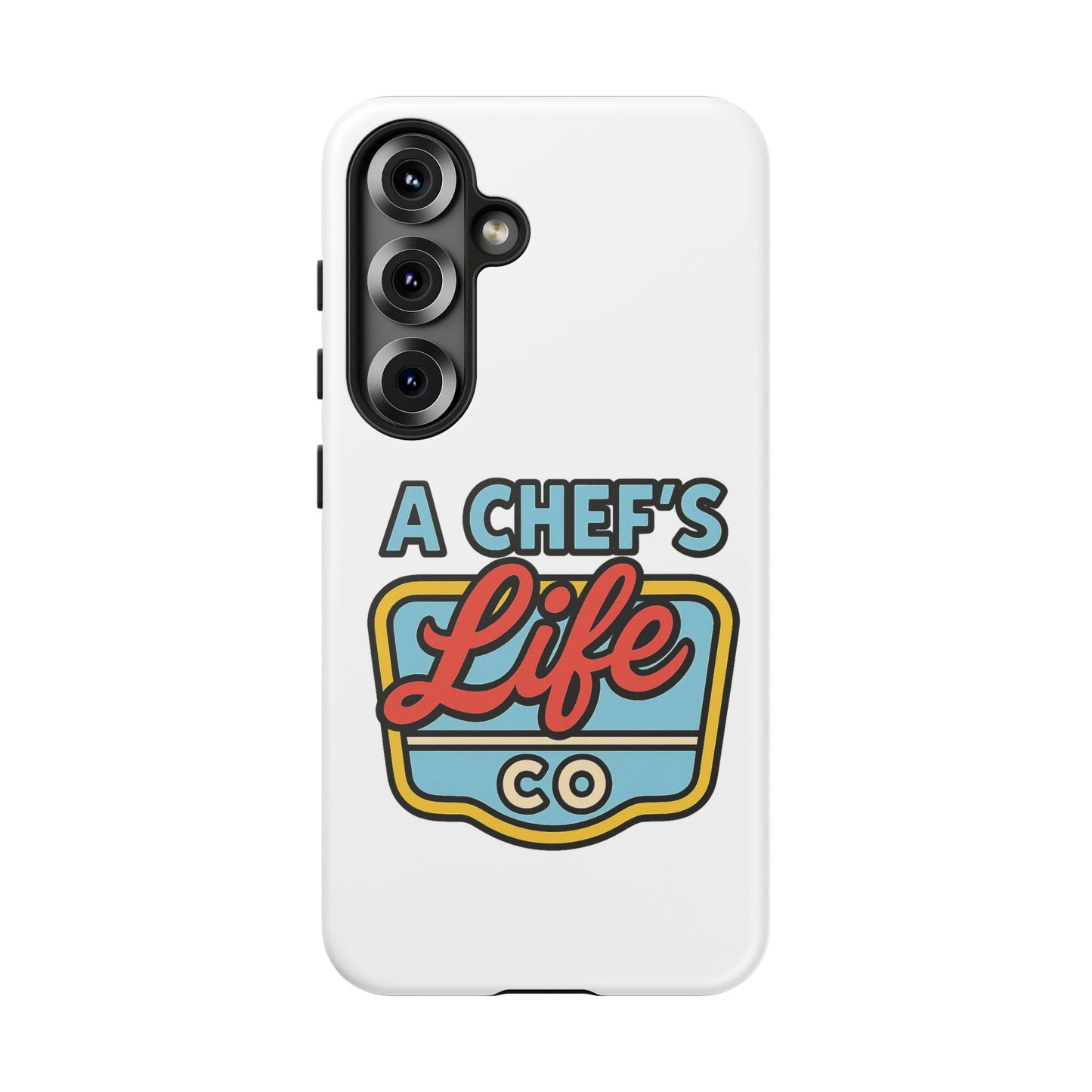 Chef Phone Case, Culinary Gift, Foodie Accessory, A Chef's Life, Kitchen Decor, Durable Phone Cover