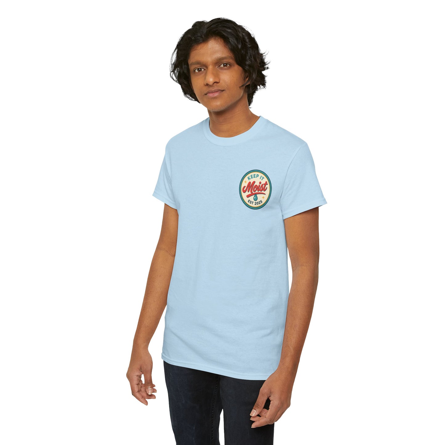 Keep It Moist Tee - Fun Unisex Jersey Shirt, Perfect for Summer Concerts, Birthdays, BBQs, Casual Wear, Gift Idea