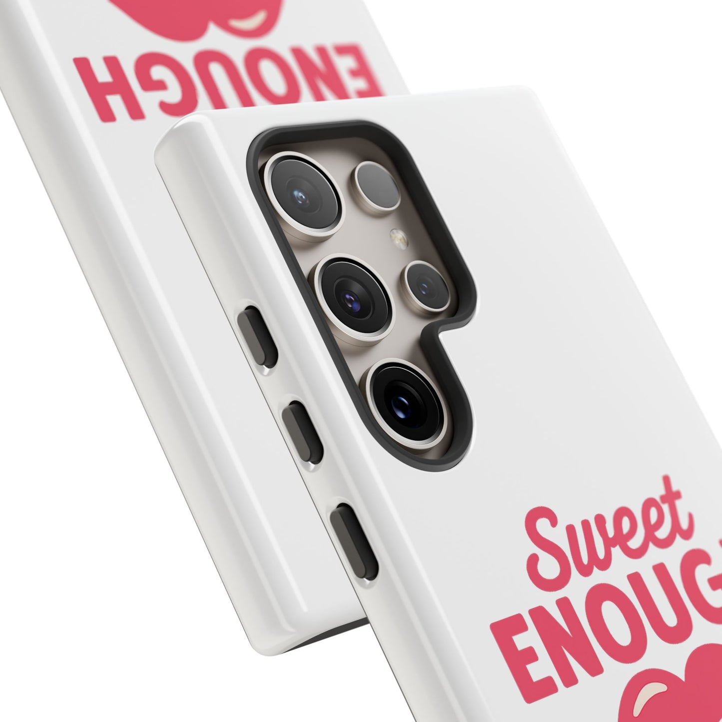 Sweet Enough Phone Case, Cute Gift for Food Lovers, Phone Accessories for Her, Fun Cell Phone Cover, Valentine’s Day Present