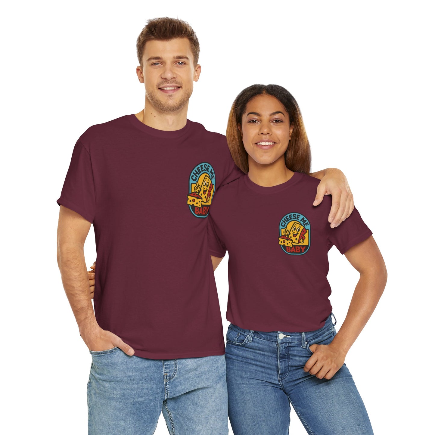 Cheesy Humor Unisex Tee | Cute Graphic Tee for Cheese Lovers | Gifts for Foodies, Fun Party Shirt, Casual Wear