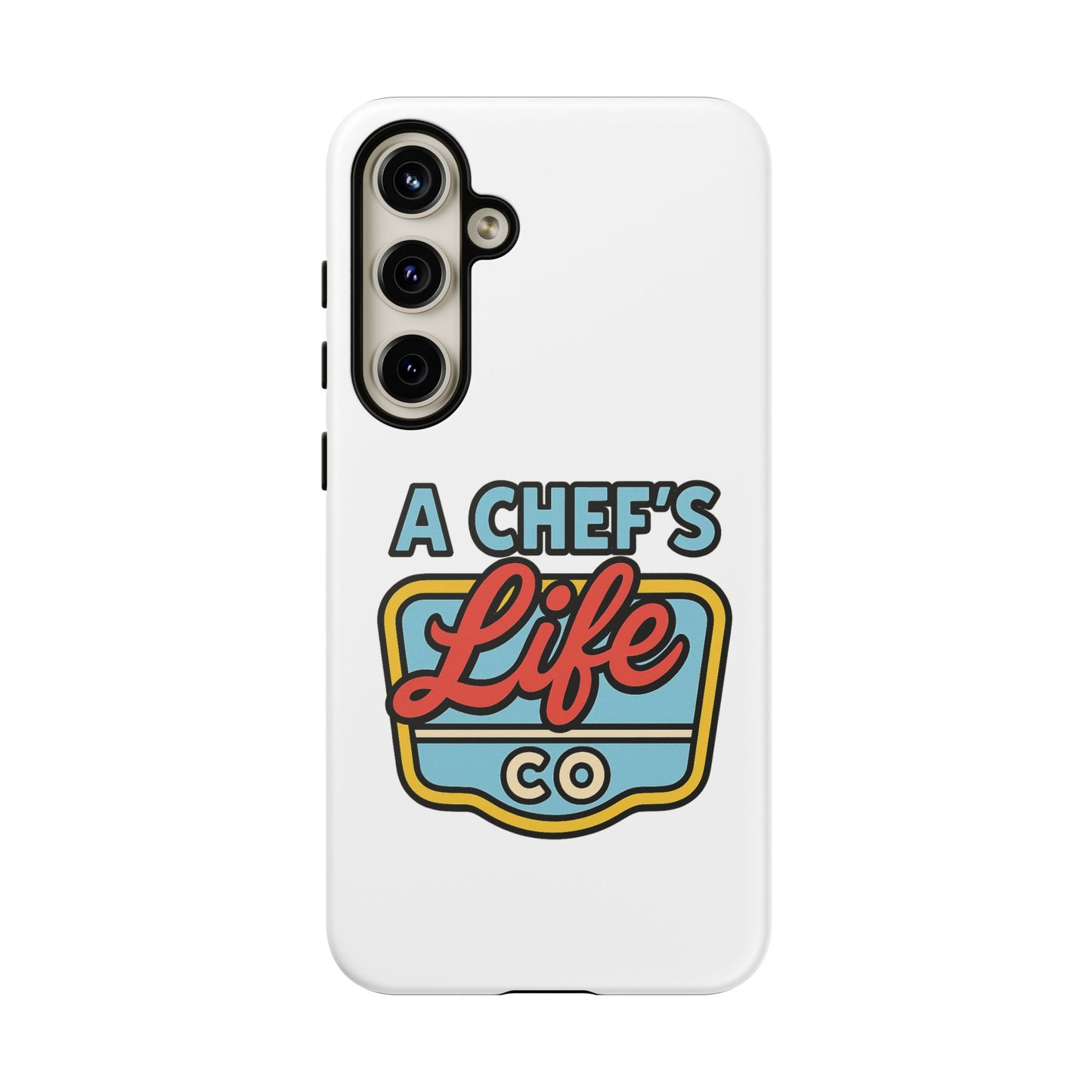 Chef Phone Case, Culinary Gift, Foodie Accessory, A Chef's Life, Kitchen Decor, Durable Phone Cover