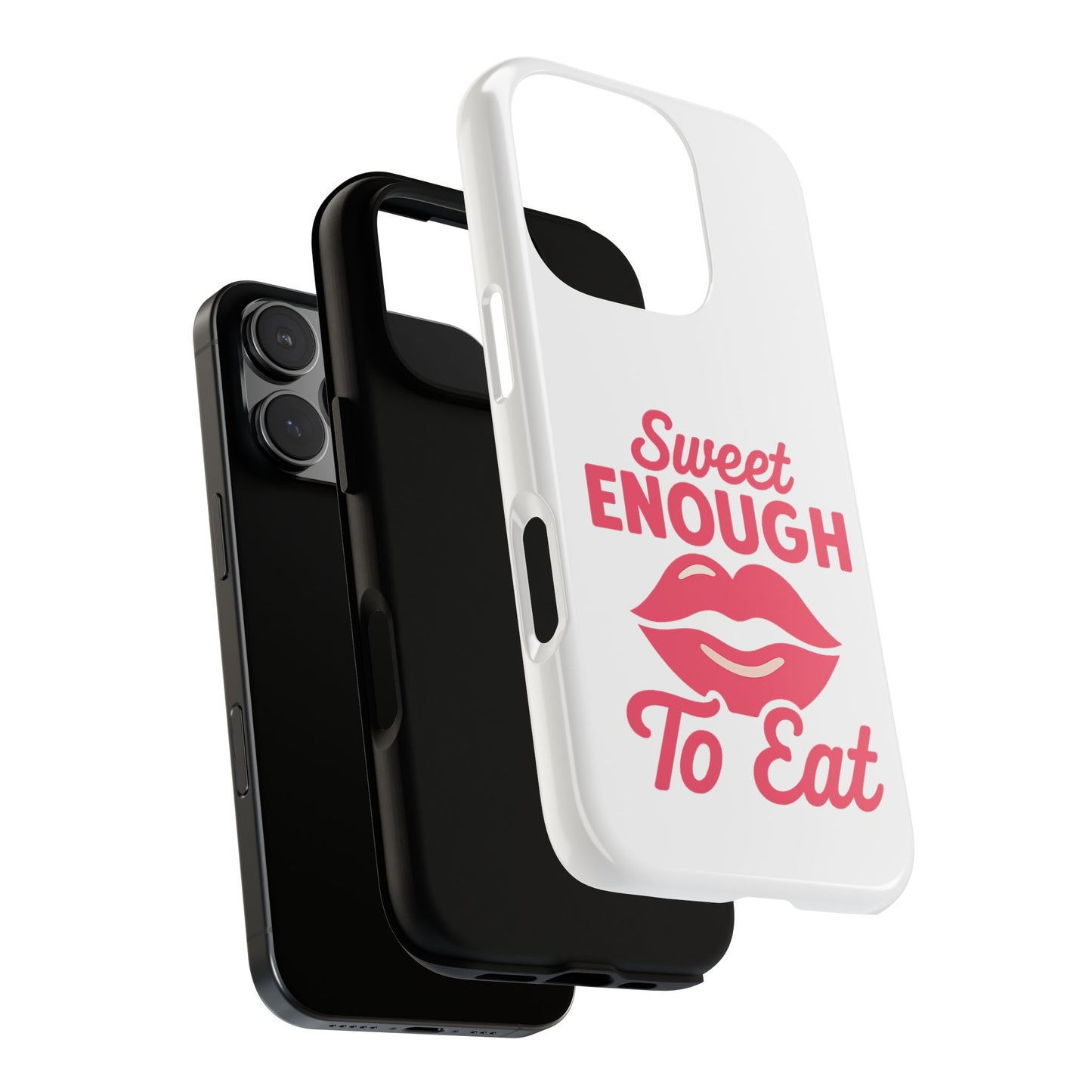 Sweet Enough Phone Case, Cute Gift for Food Lovers, Phone Accessories for Her, Fun Cell Phone Cover, Valentine’s Day Present