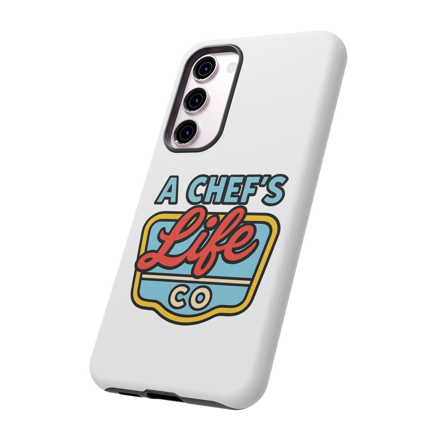 Chef Phone Case, Culinary Gift, Foodie Accessory, A Chef's Life, Kitchen Decor, Durable Phone Cover