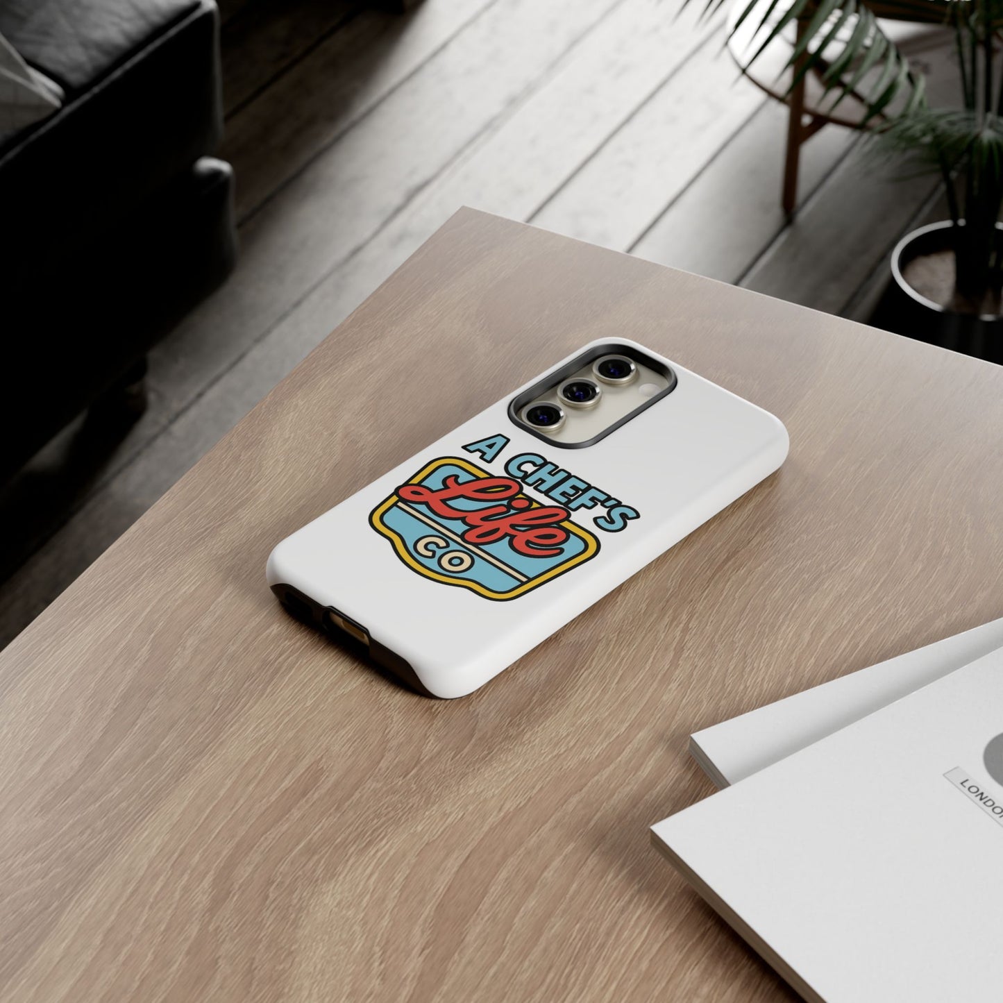 Chef Phone Case, Culinary Gift, Foodie Accessory, A Chef's Life, Kitchen Decor, Durable Phone Cover