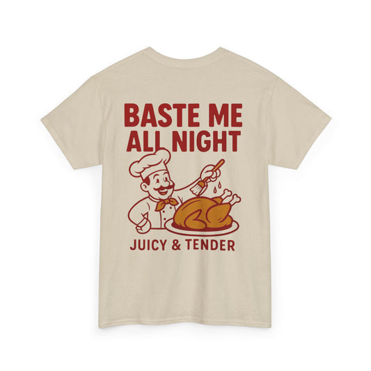 Juicy & Tender Cooking Tee, Fun Chef Shirt for Food Lovers, Summer BBQ, Great Gift for Cooks, Funny Cooking Apparel, Home Chef Gift