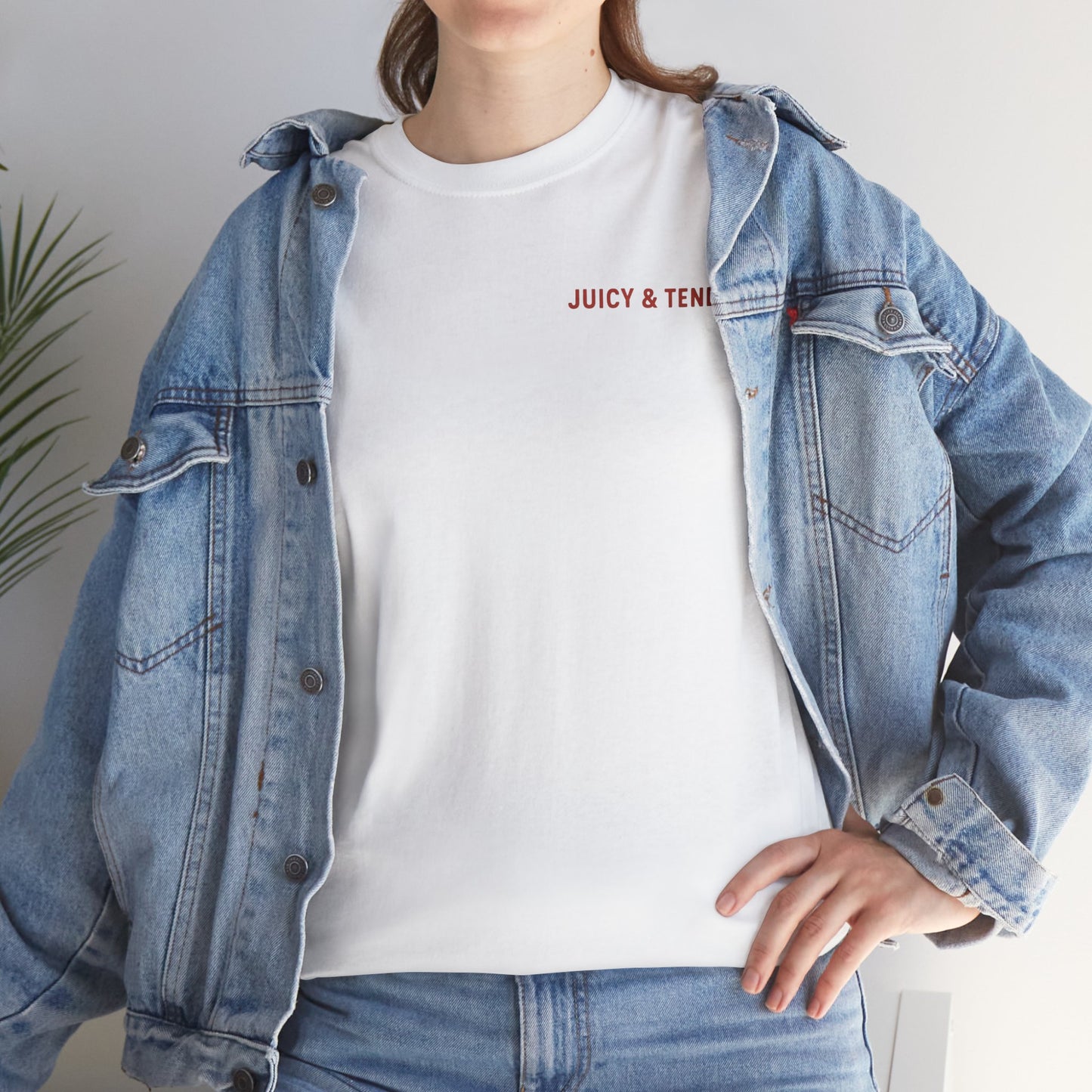 Juicy & Tender Cooking Tee, Fun Chef Shirt for Food Lovers, Summer BBQ, Great Gift for Cooks, Funny Cooking Apparel, Home Chef Gift