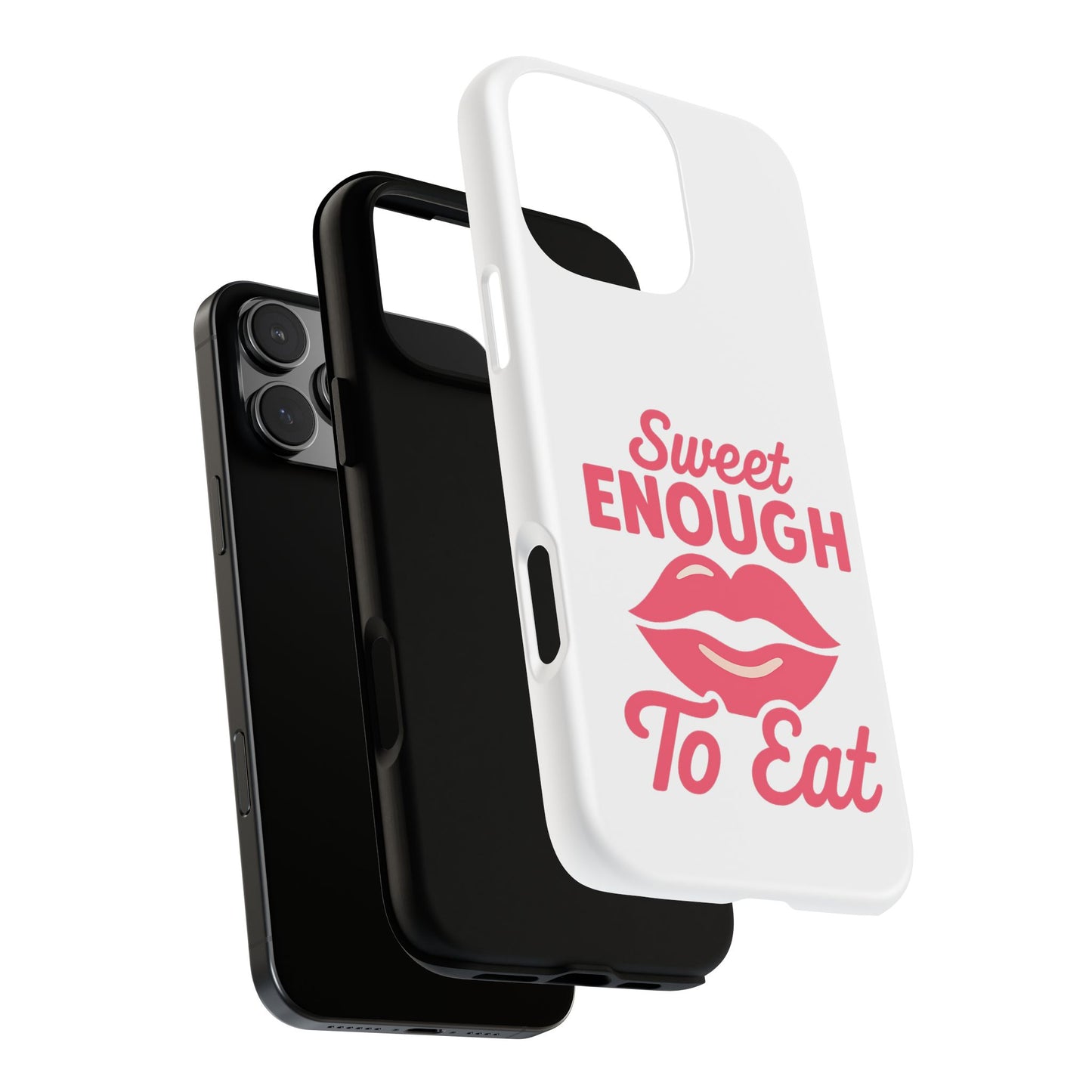 Sweet Enough Phone Case, Cute Gift for Food Lovers, Phone Accessories for Her, Fun Cell Phone Cover, Valentine’s Day Present