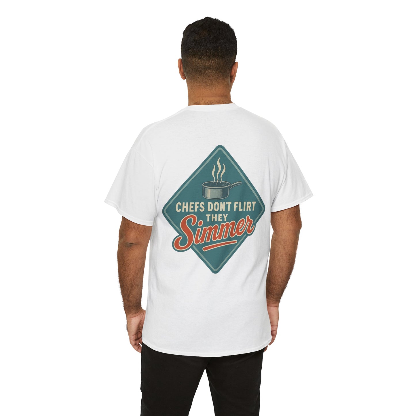 Tee Chef's Don't Flirt Bold Design