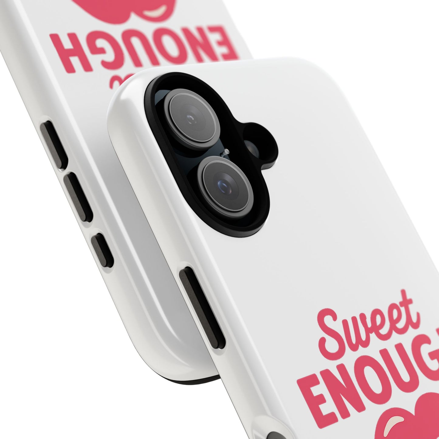 Sweet Enough Phone Case, Cute Gift for Food Lovers, Phone Accessories for Her, Fun Cell Phone Cover, Valentine’s Day Present