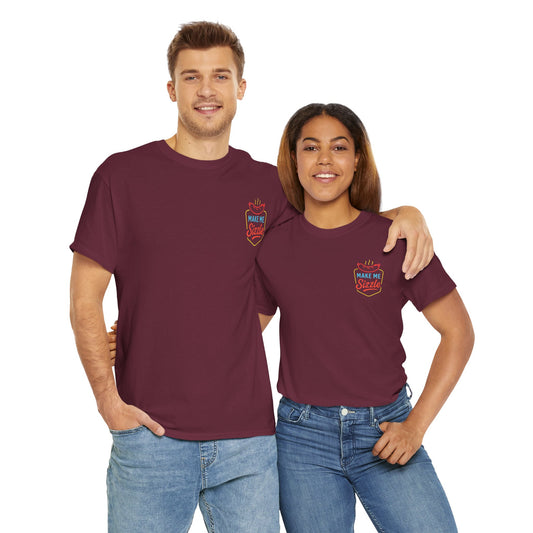 Sizzling Unisex Tee - Fun Summer BBQ Shirt, Gift for Grill Lovers, Casual Summer Wear, Birthday, Outdoor Gatherings